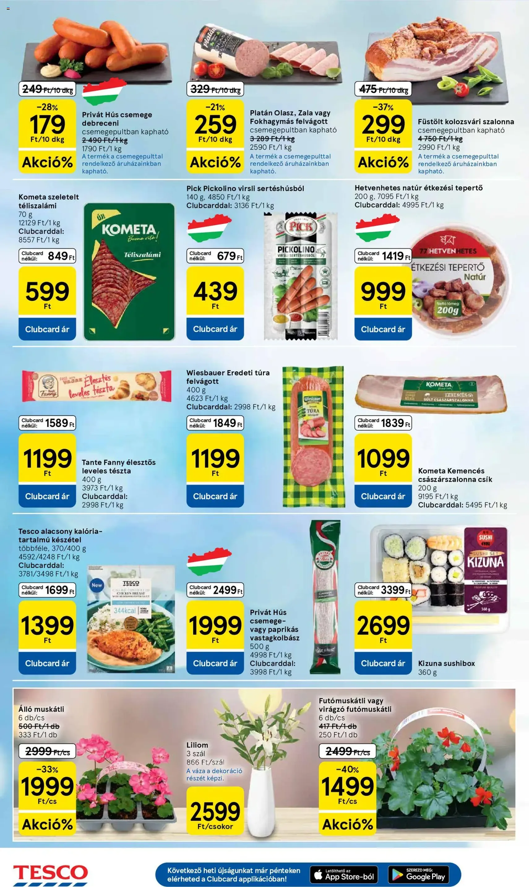 Tesco aktuális akciós újság - 2026.05.14. érvényes szórólap 4 oldal 34 oldalból