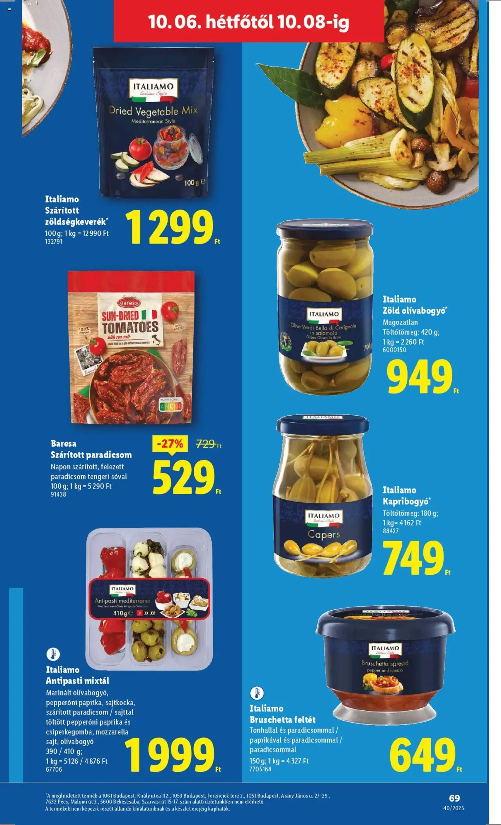 Lidl Akciós újság - 2025.10.02. érvényes szórólap 69 oldal 76 oldalból Lidl Akciós újság - 2025.10.02. érvényes szórólap 69 oldal 76 oldalból