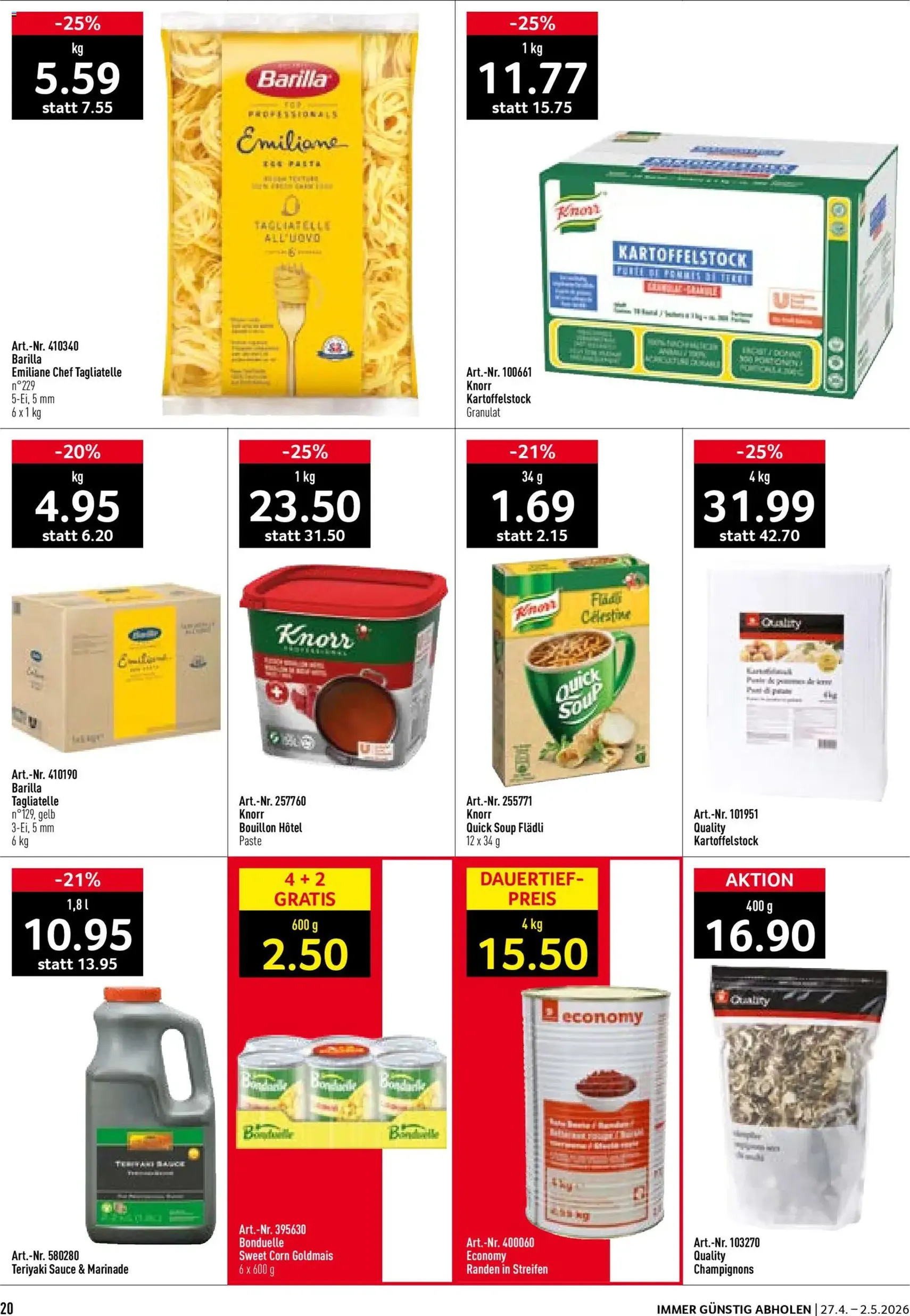 Prodega aktionen - Gültiger Prospekt ab 27.04.2026, Seite 20 von insgesamt 40