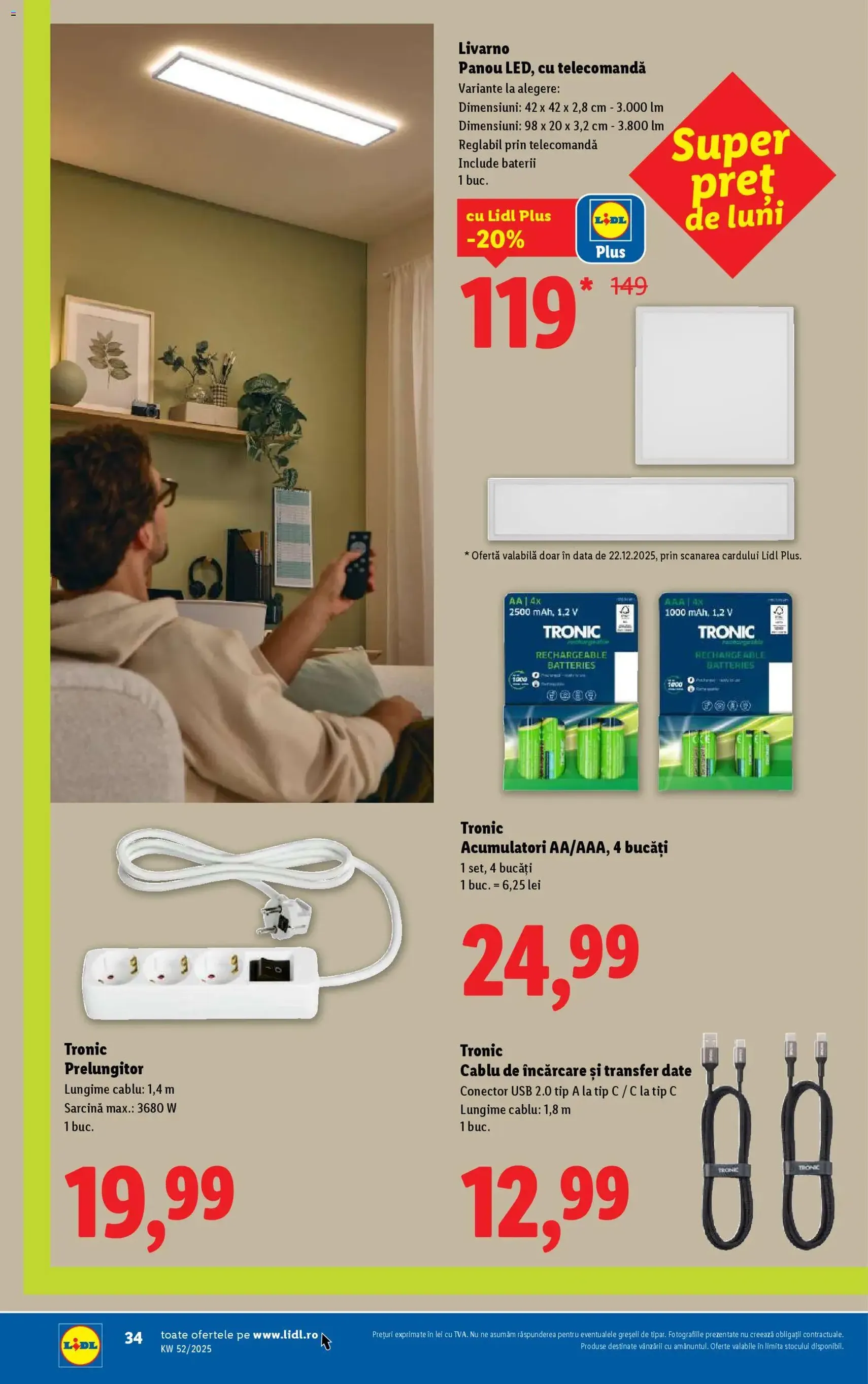 Catalog Lidl - cataloage valabile începând cu 22.12.2025 pagina 34 din 42