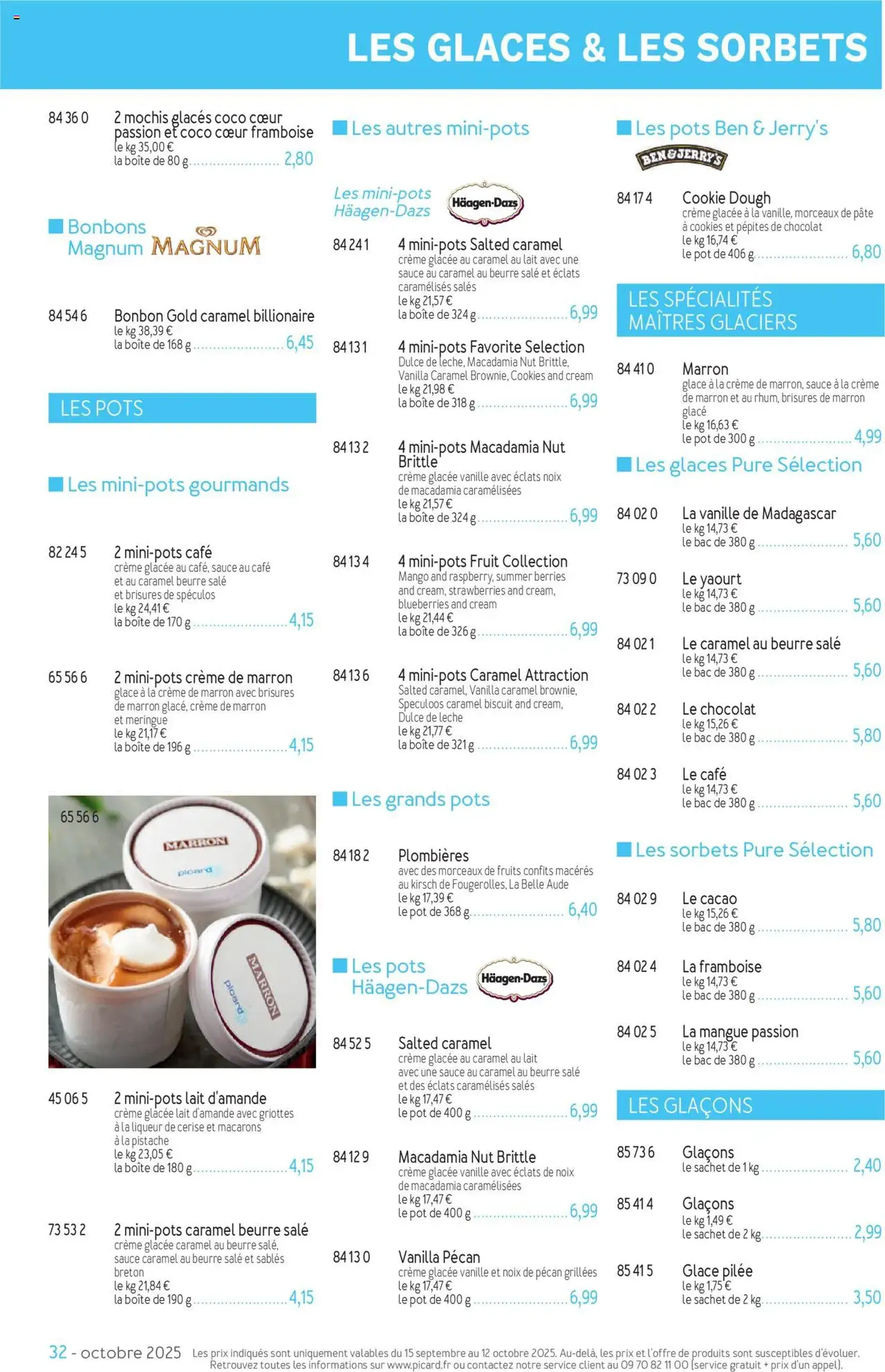 Picard catalogue - brochure valable à partir du 15/09/2025, page 32 sur 36 Picard catalogue - brochure valable à partir du 15/09/2025, page 32 sur 36