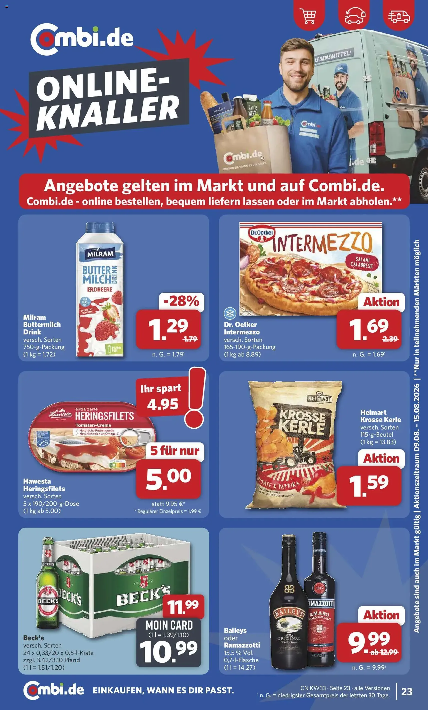 Combi Prospekt - Gültiger Prospekt ab 10.08.2026, Seite 29 von insgesamt 38