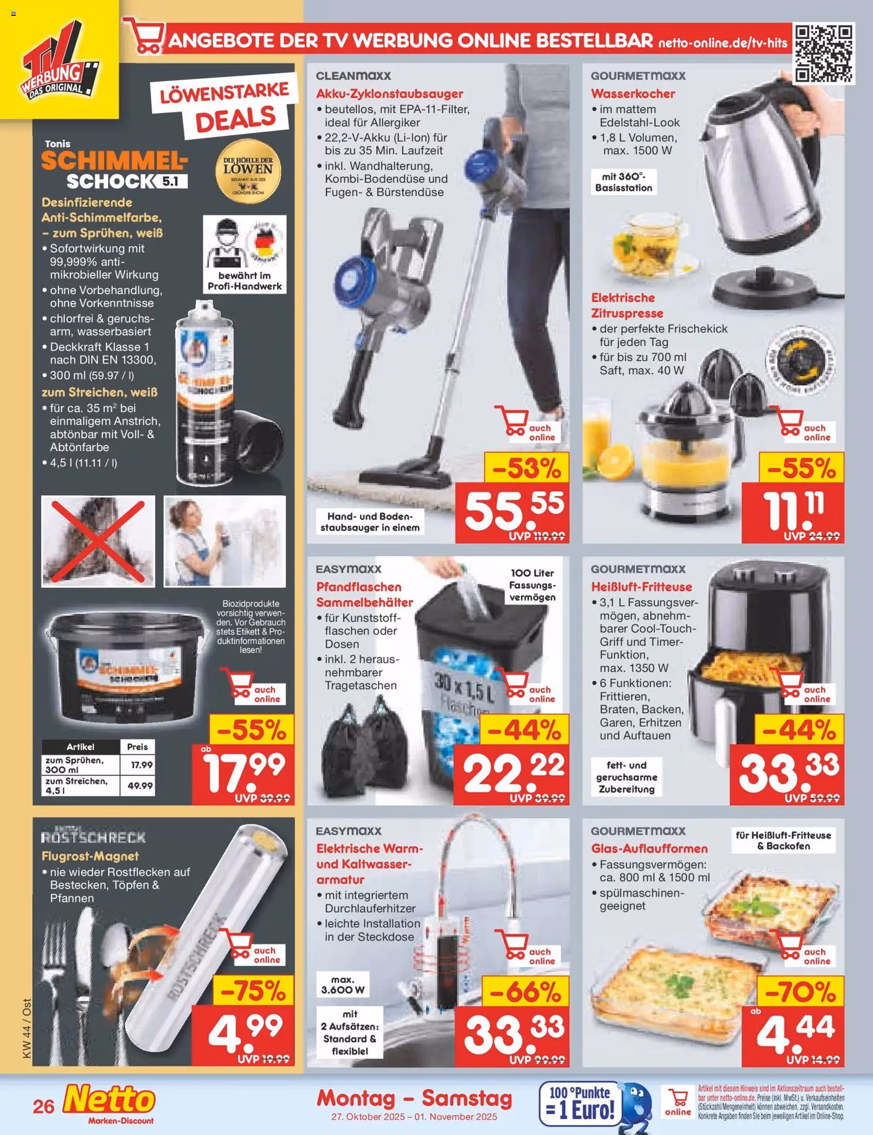 Netto Marken-Discount Prospekt - Gültiger Prospekt ab 27.10.2025, Seite 30 von insgesamt 65 Netto Marken-Discount Prospekt - Gültiger Prospekt ab 27.10.2025, Seite 30 von insgesamt 65