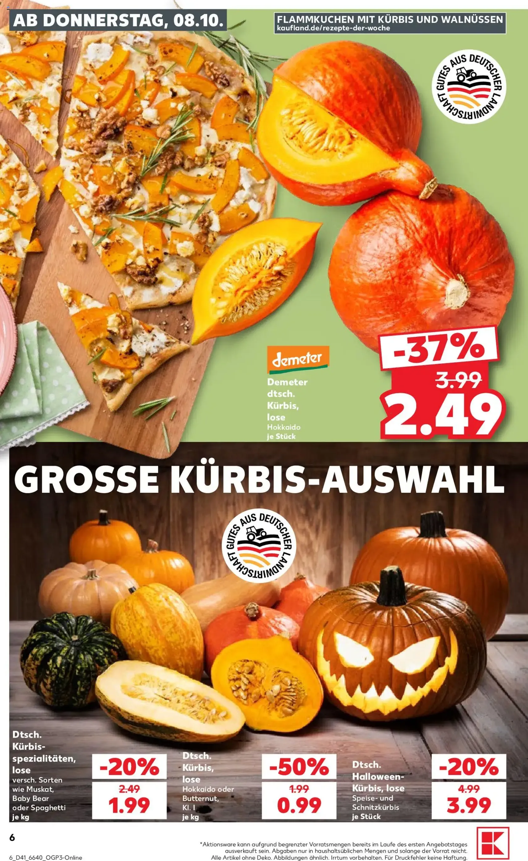 Kaufland Prospekt - Gültiger Prospekt ab 08.10.2026, Seite 6 von insgesamt 70