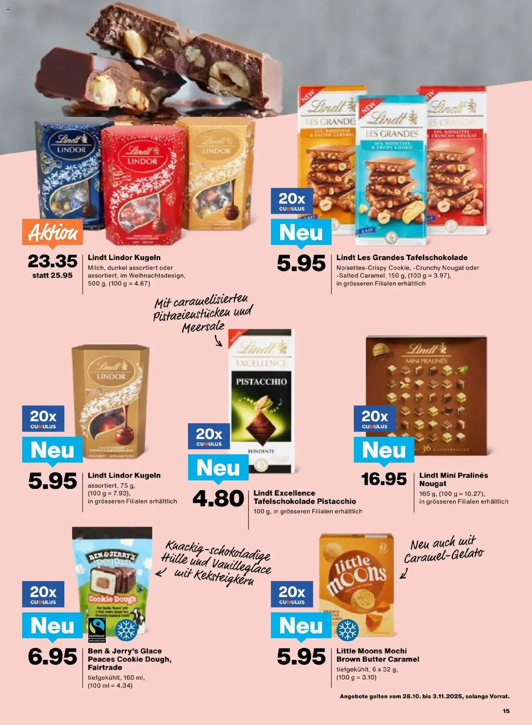 Migros Aktionen - Gültiger Prospekt ab 28.10.2025, Seite 15 von insgesamt 24 Migros Aktionen - Gültiger Prospekt ab 28.10.2025, Seite 15 von insgesamt 24