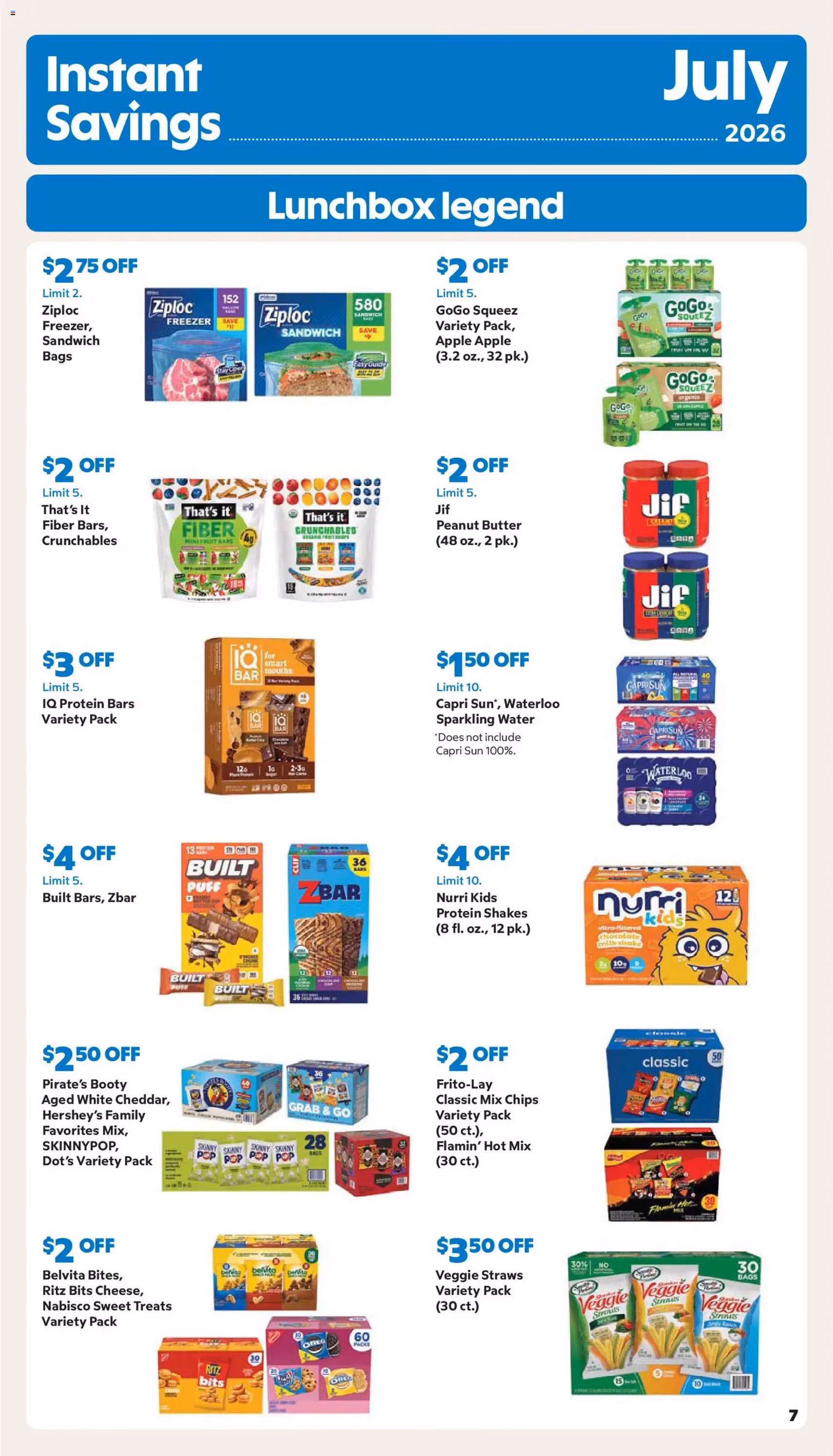 Sam's Club Instant Savings Book July 2026 - valid flyer from 07/22/2026, page 7 of 44