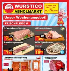 Wurstico Abholmarkt Flugblatt - Prospekt Vorschau gültig ab 11.12.2025