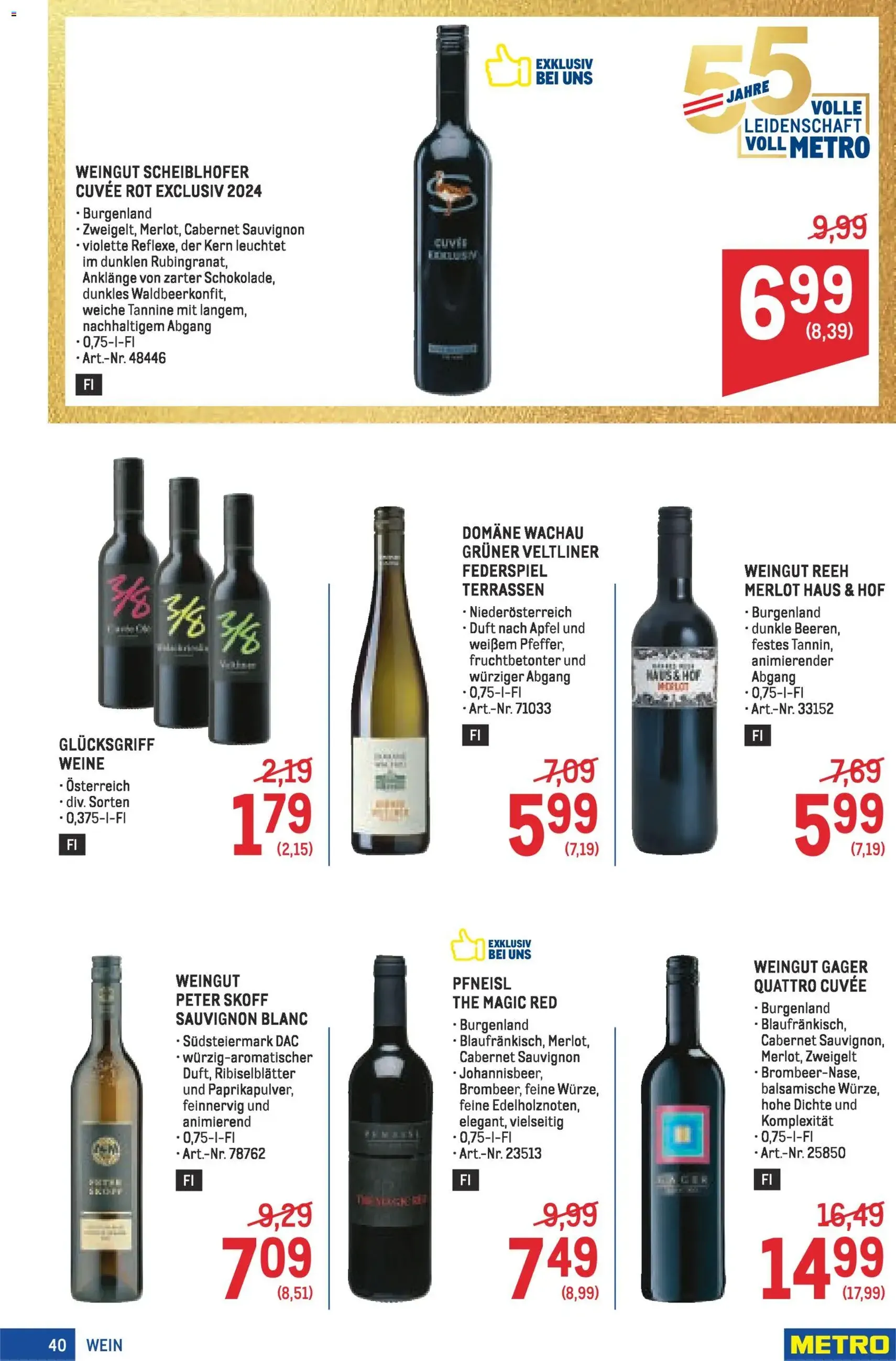 Metro angebote Profi - Gültiger Prospekt ab 19.02.2026, Seite 40 von insgesamt 64