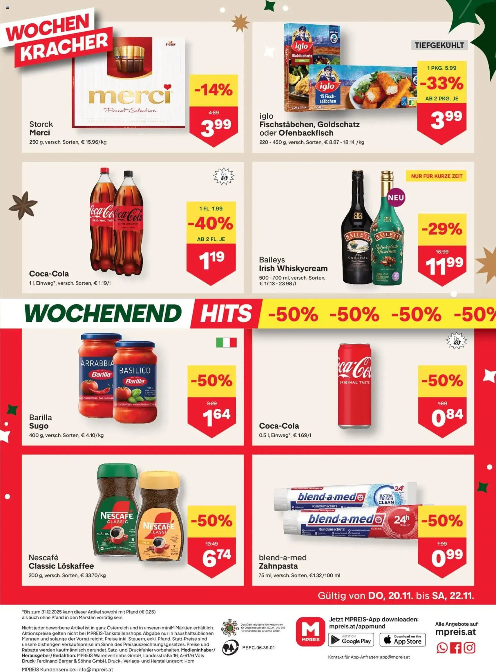 MPREIS Flugblatt - Gültiger Prospekt ab 20.11.2025, Seite 12 von insgesamt 15