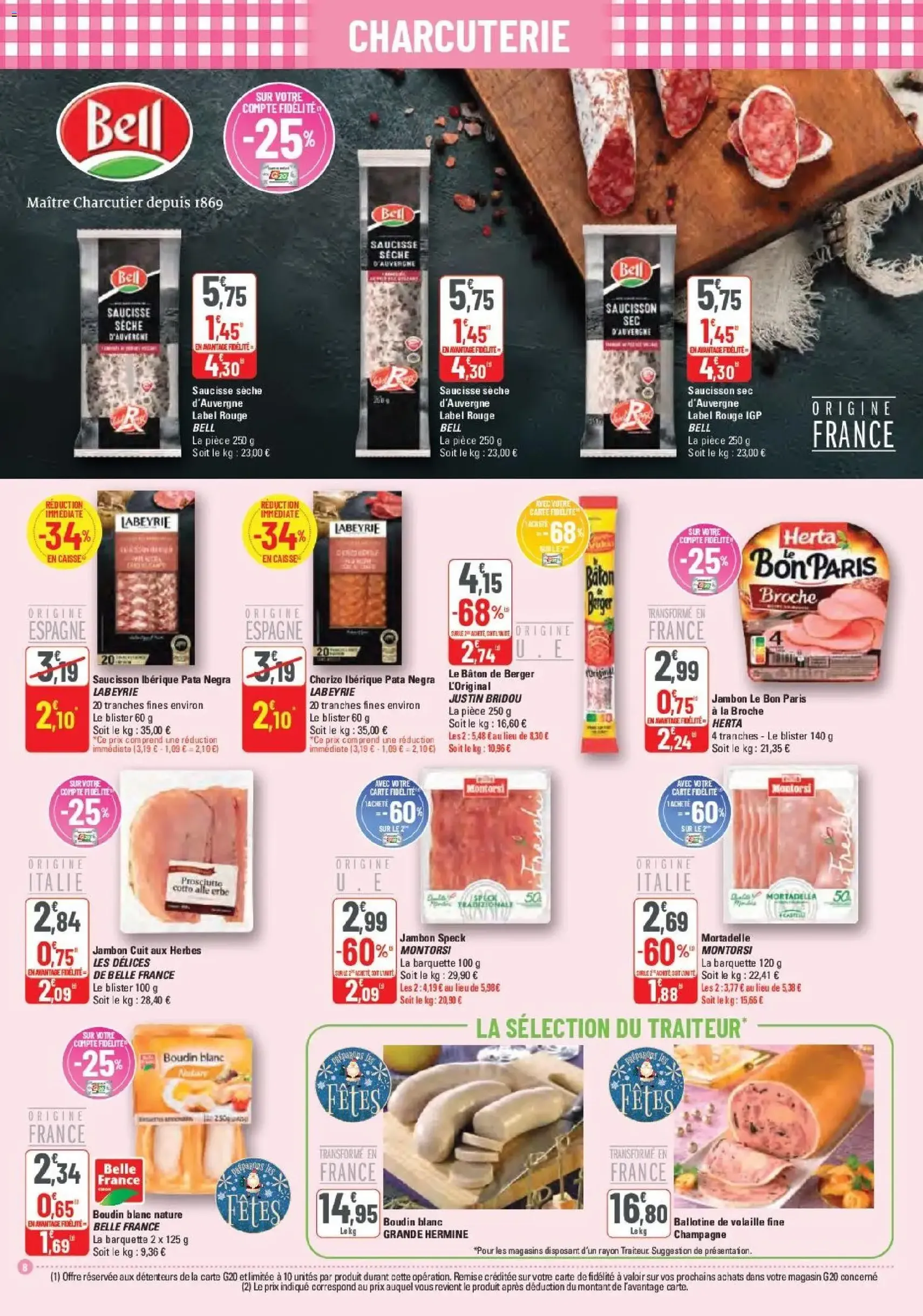 G20 Supermarchés catalogue - brochure valable à partir du 03/12/2025, page 8 sur 24