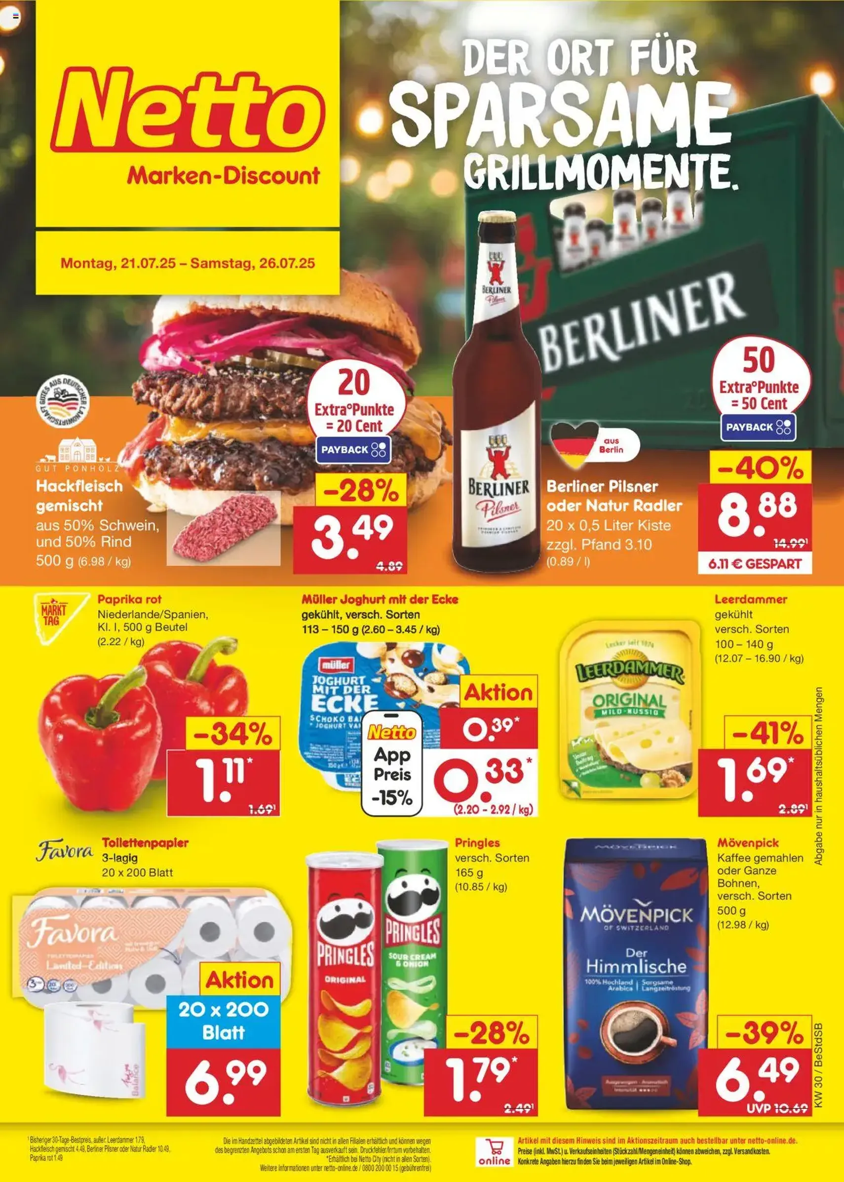 Netto Marken-Discount Prospekt - Gültiger Prospekt ab 21.07.2025, Seite 1 von insgesamt 65