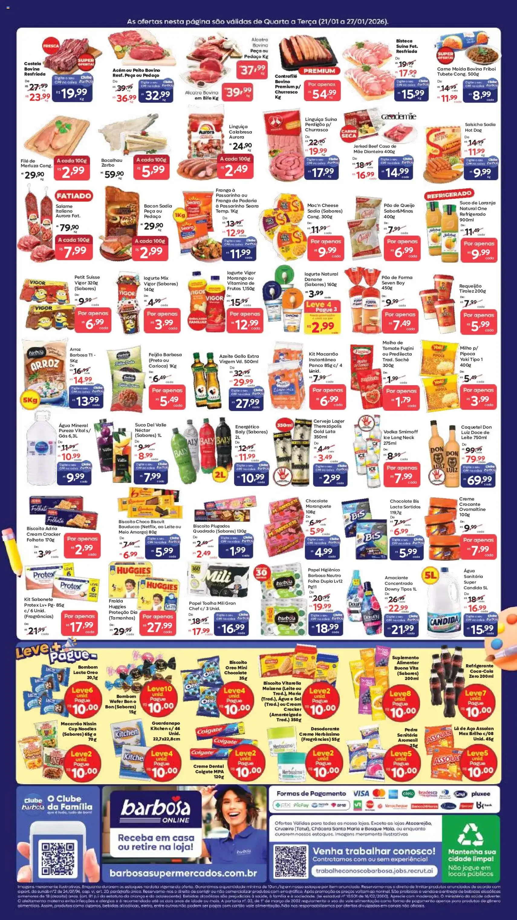 Barbosa Supermercados - Ofertas da semana - folheto válido a partir de 21/01/2026 página 2 de 2