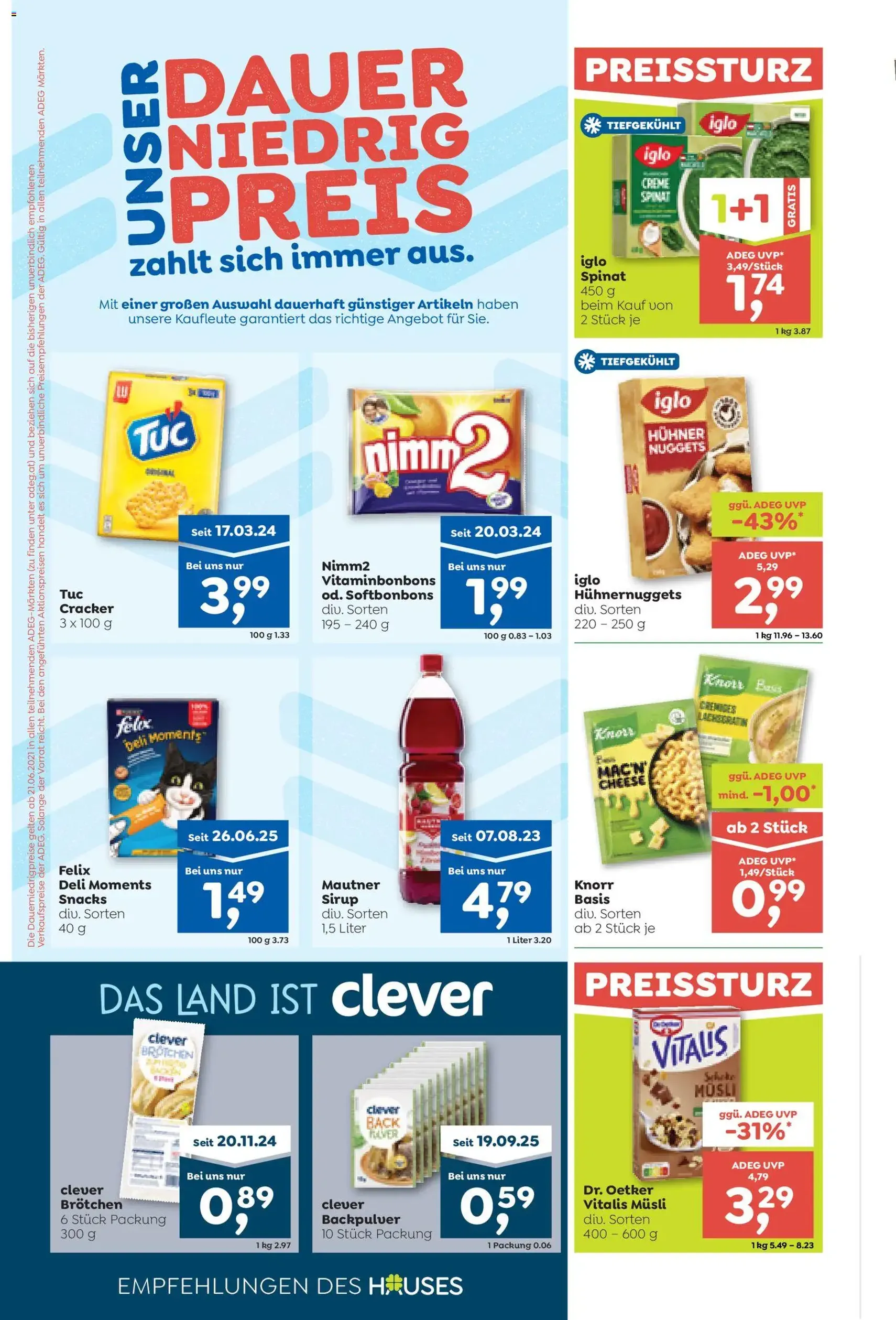 ADEG Flugblatt - Gültiger Prospekt ab 19.03.2026, Seite 4 von insgesamt 8