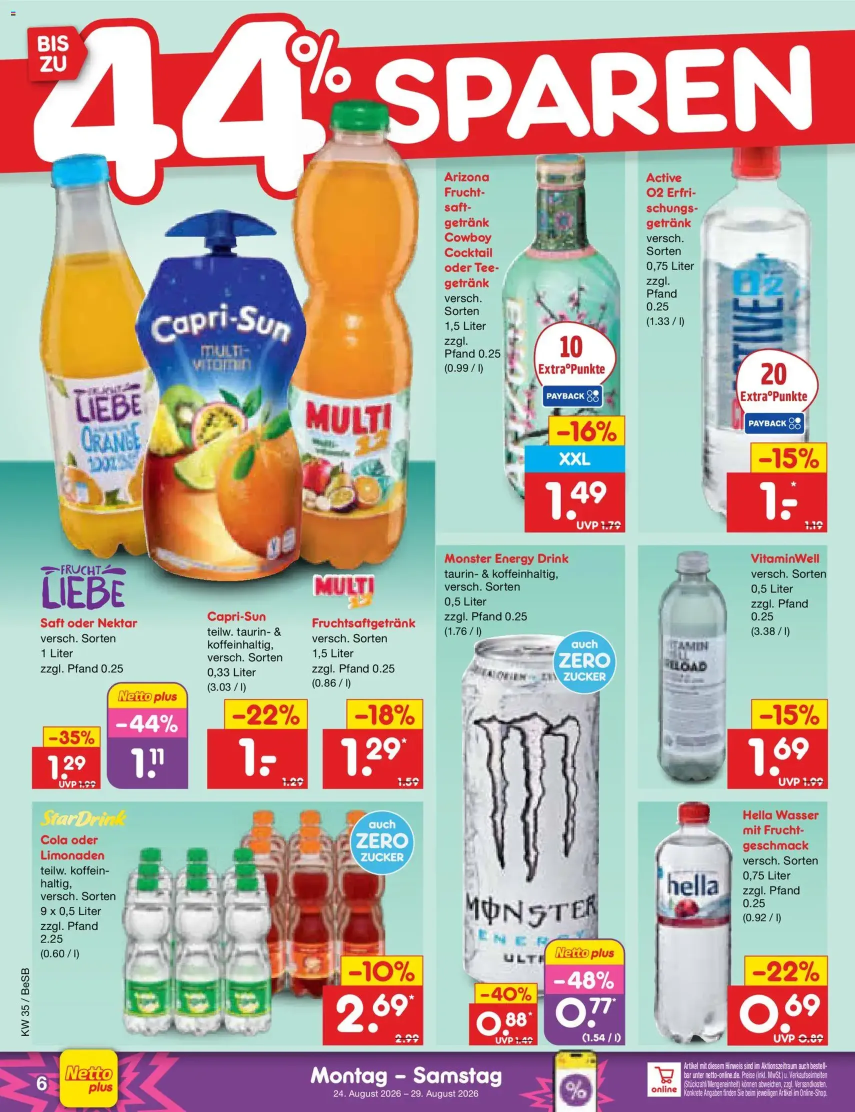 Netto Marken-Discount Prospekt - Gültiger Prospekt ab 24.08.2026, Seite 6 von insgesamt 68