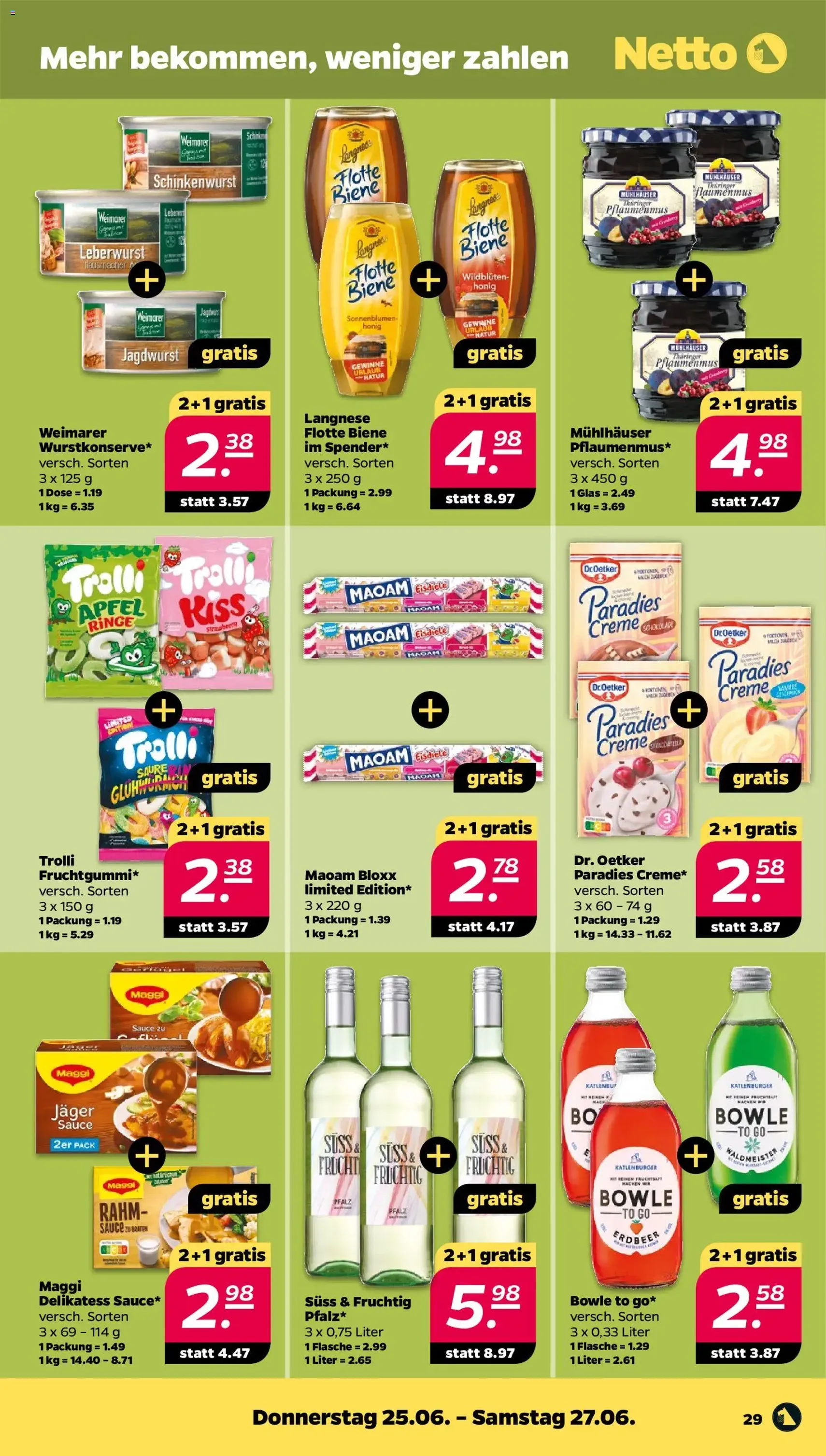 Netto Prospekt - Gültiger Prospekt ab 22.06.2026, Seite 33 von insgesamt 37