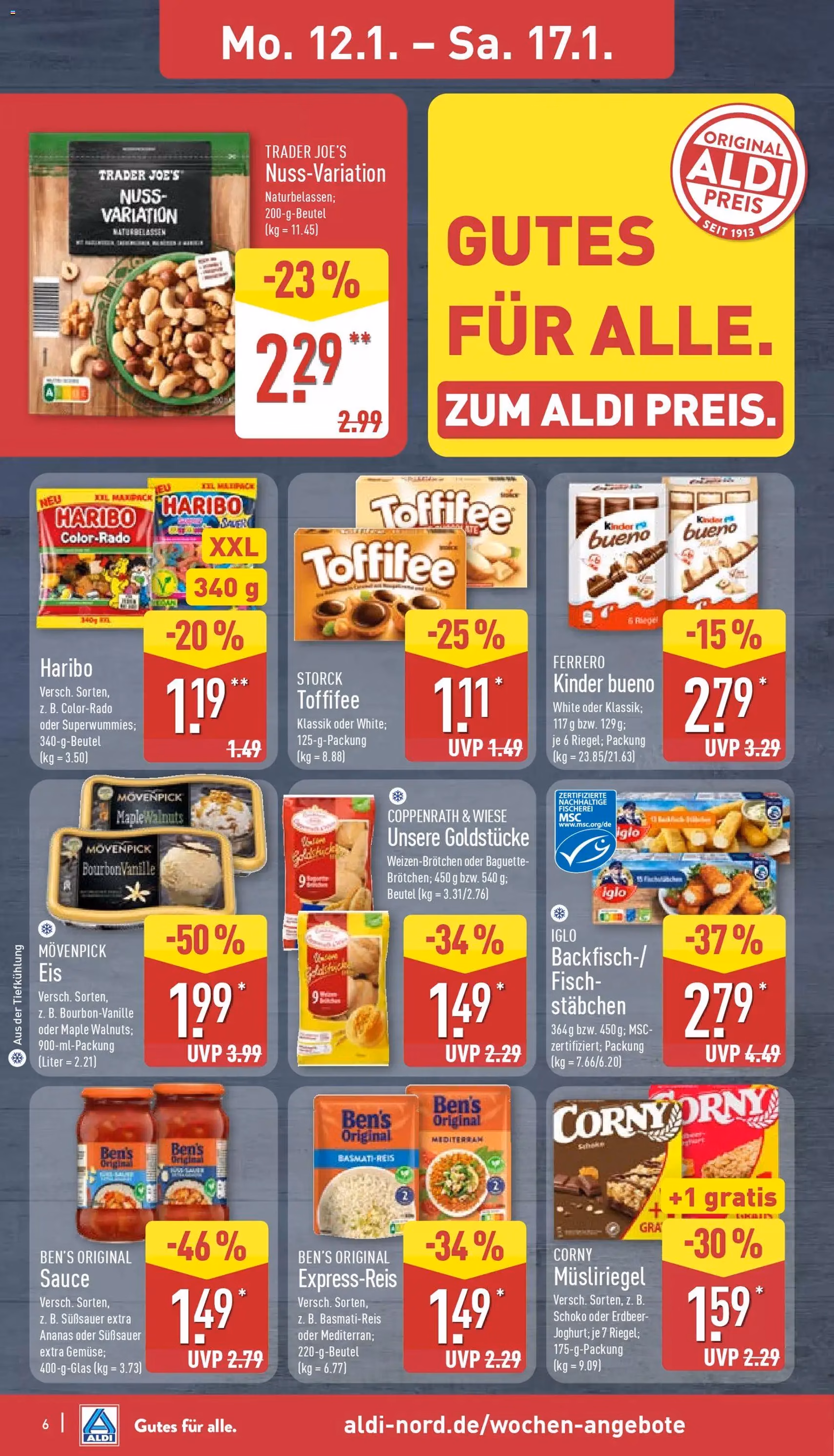 Aldi Prospekt - Gültiger Prospekt ab 12.01.2026, Seite 6 von insgesamt 44