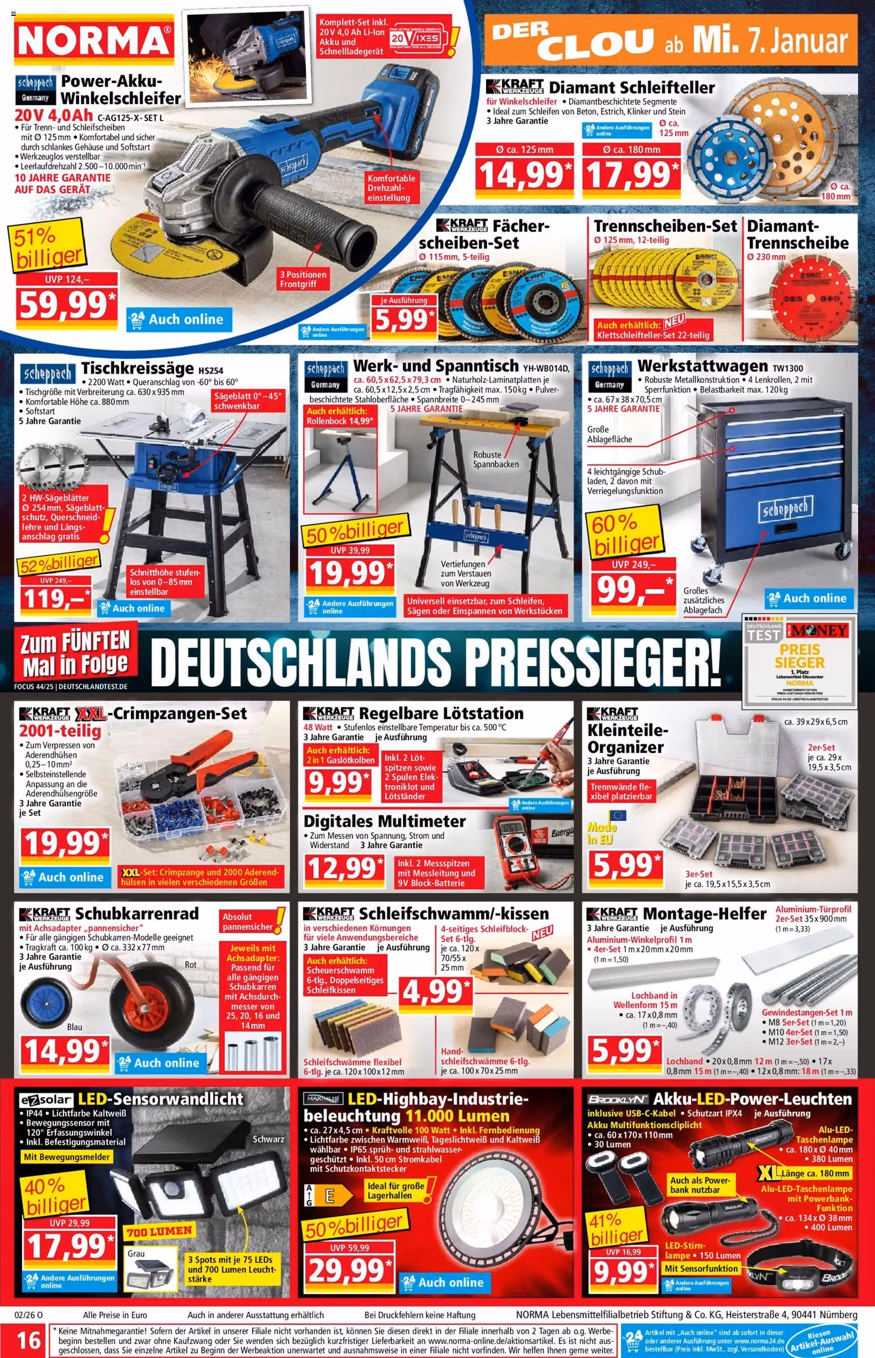 Norma Prospekt - Gültiger Prospekt ab 05.01.2026, Seite 16 von insgesamt 20