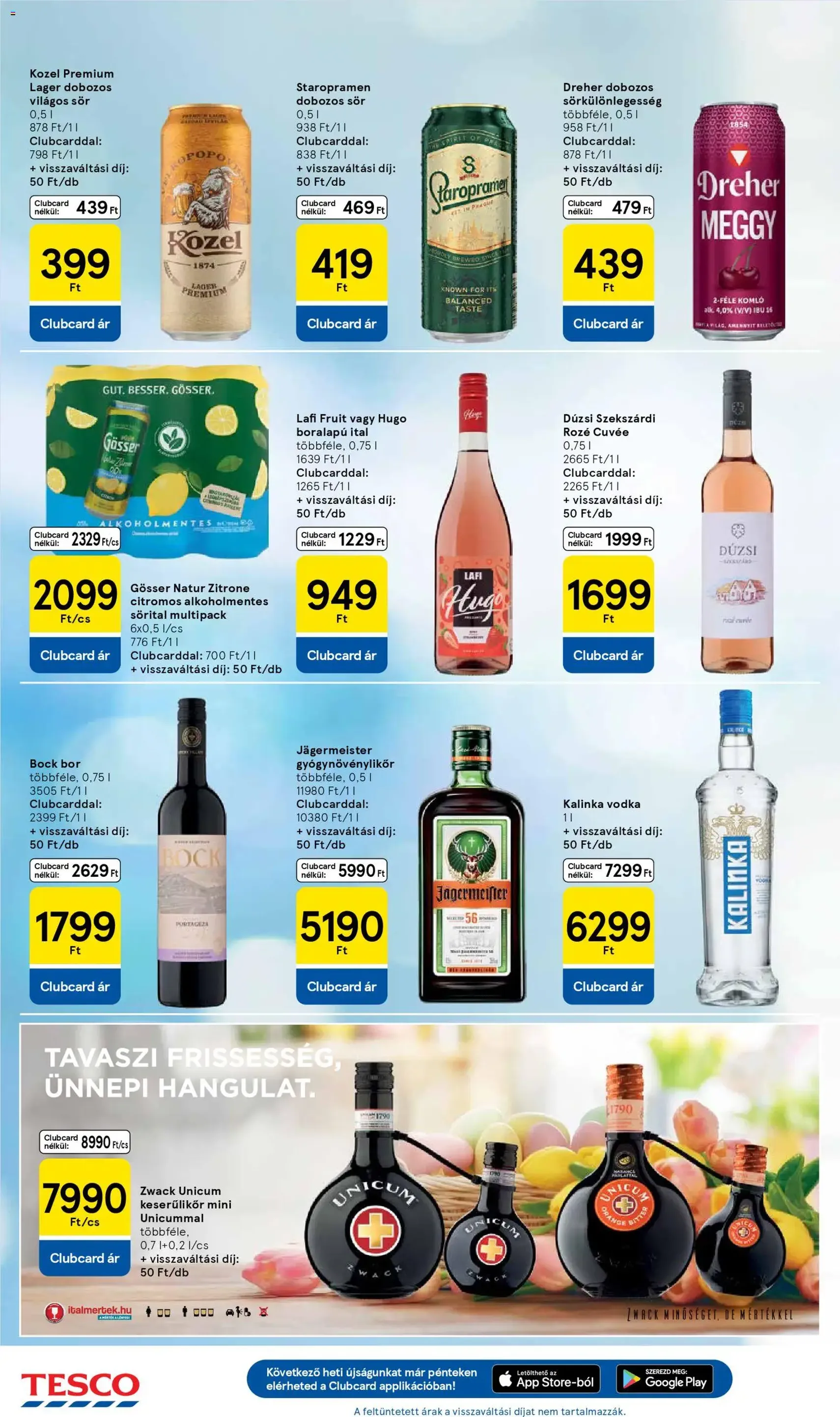 Tesco aktuális akciós újság - 2026.03.05. érvényes szórólap 28 oldal 34 oldalból