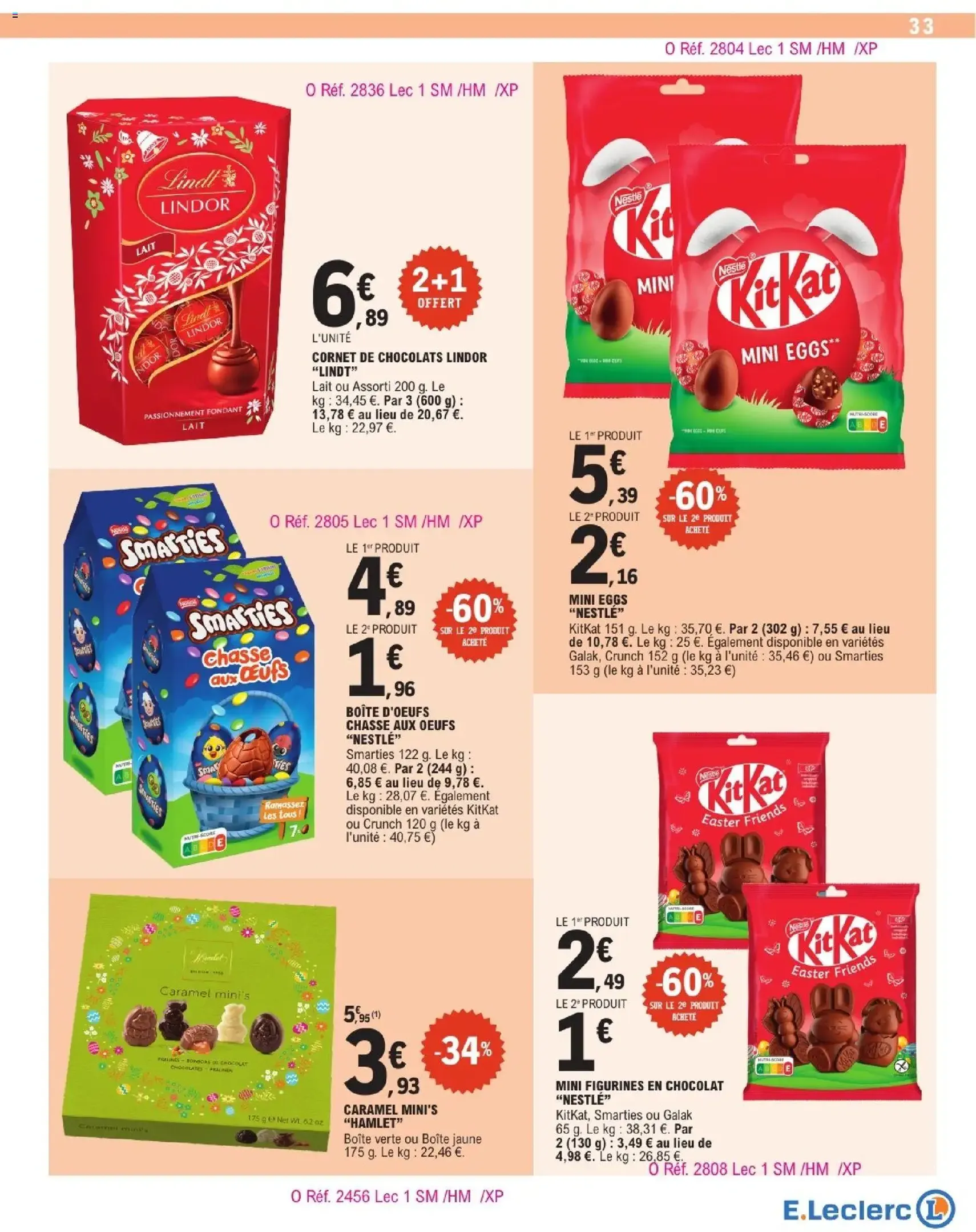 E.Leclerc catalogue de la semaine 13 - brochure valable à partir du 24/03/2026, page 33 sur 63