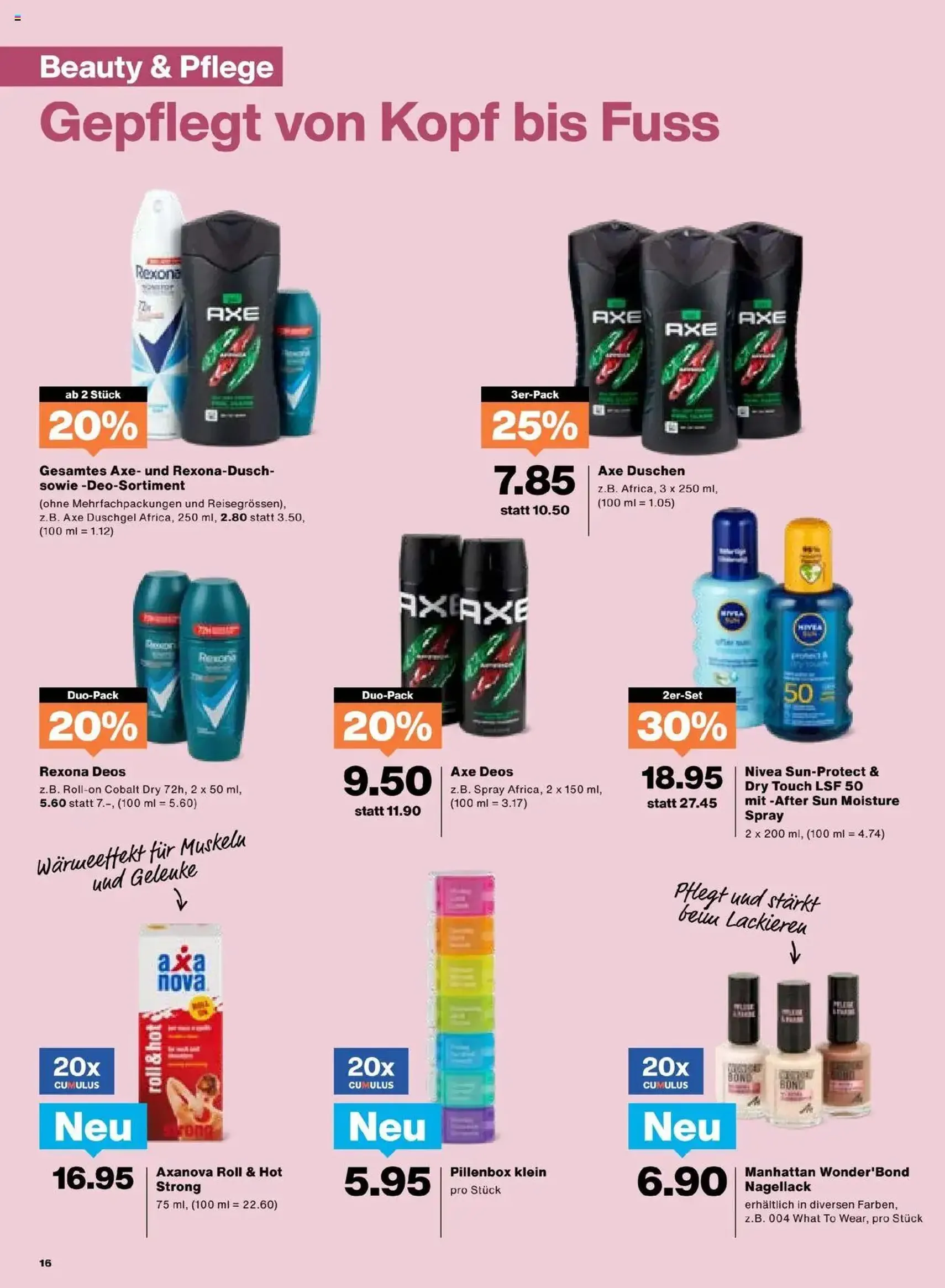 Migros Aktionen - Gültiger Prospekt ab 19.08.2025, Seite 16 von insgesamt 20 Migros Aktionen - Gültiger Prospekt ab 19.08.2025, Seite 16 von insgesamt 20