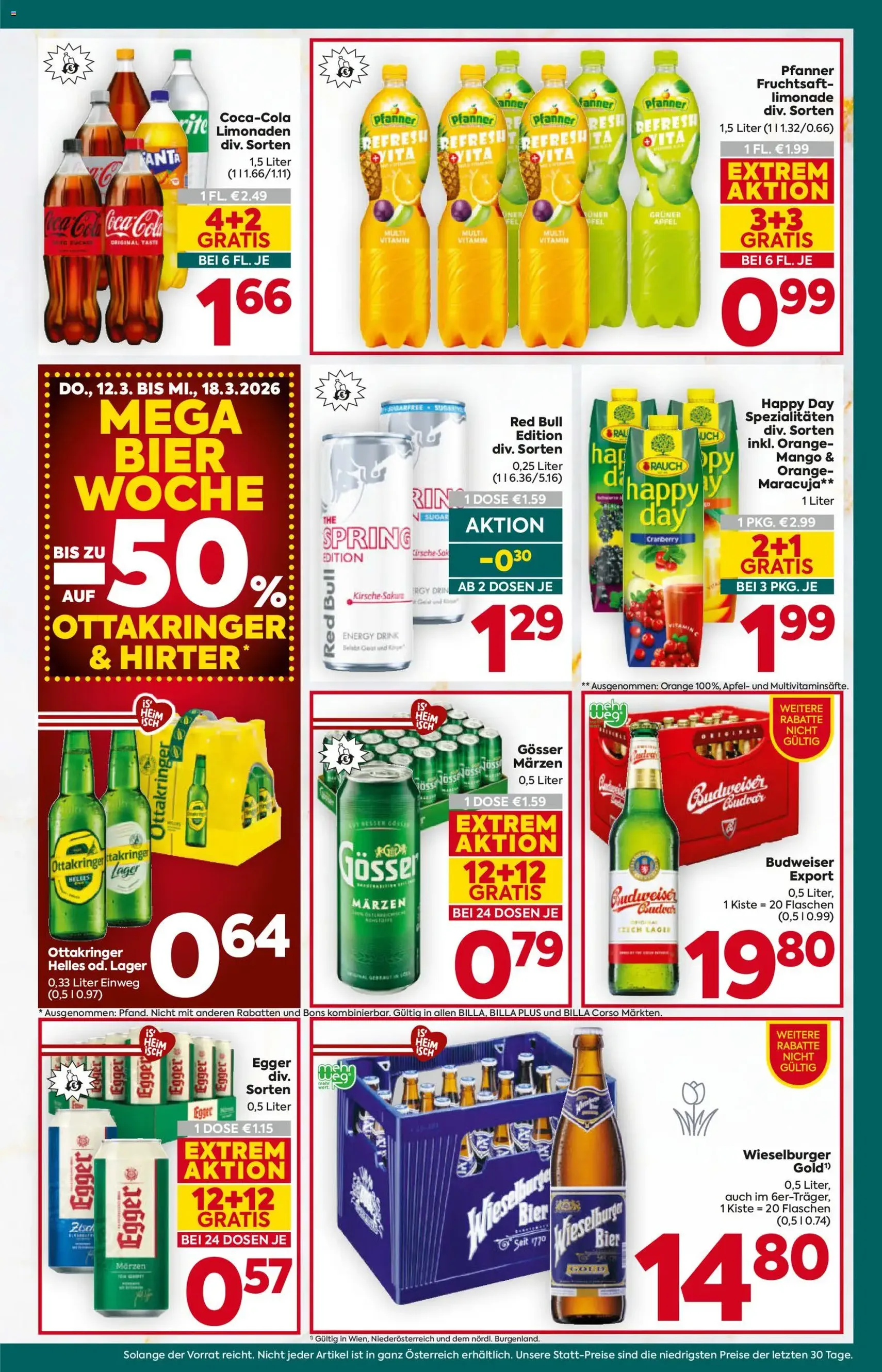 Billa Plus Flugblatt - Gültiger Prospekt ab 12.03.2026, Seite 13 von insgesamt 16