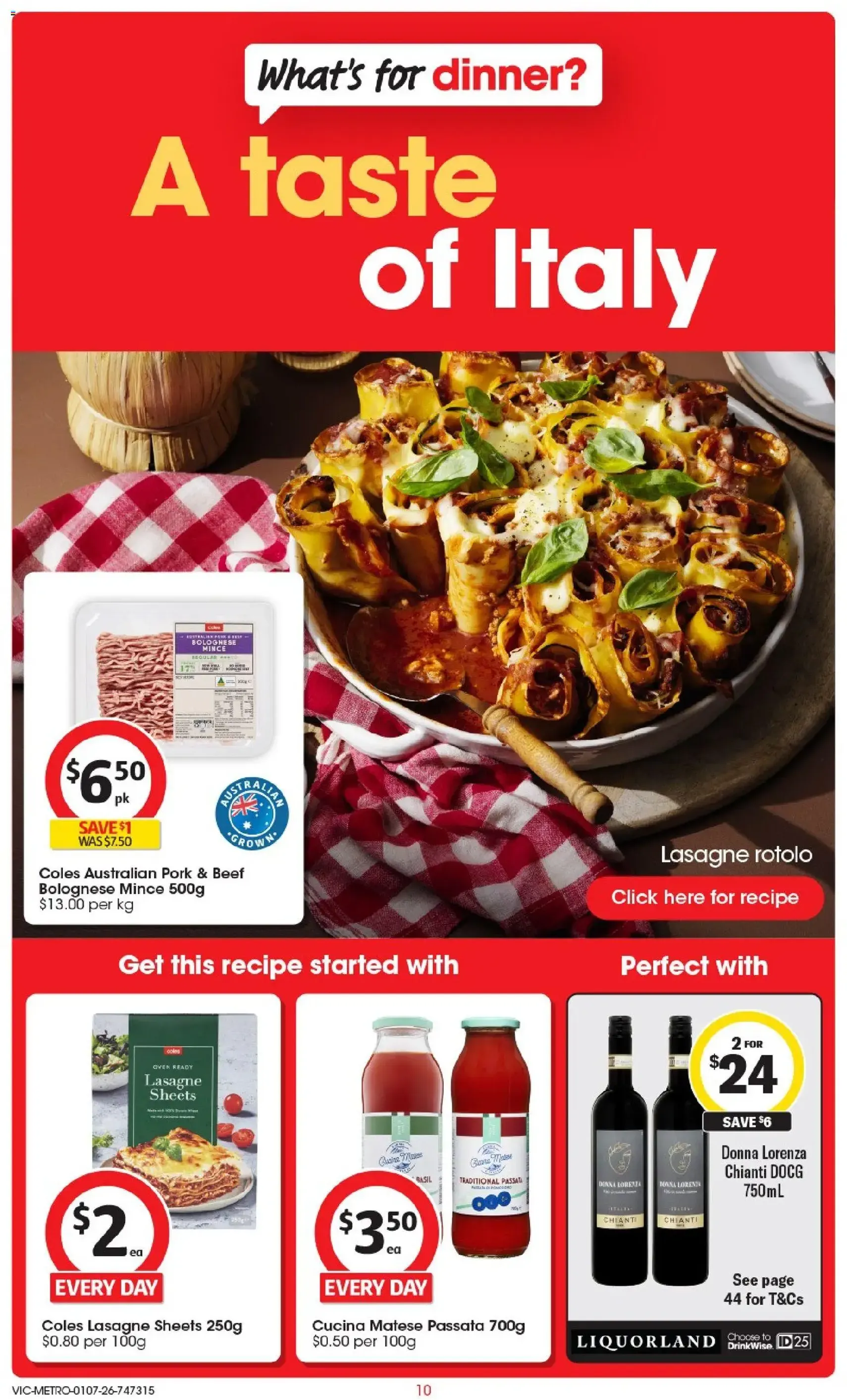 Coles catalogue - valid flyer from 01/07/2026, page 10 of 46
