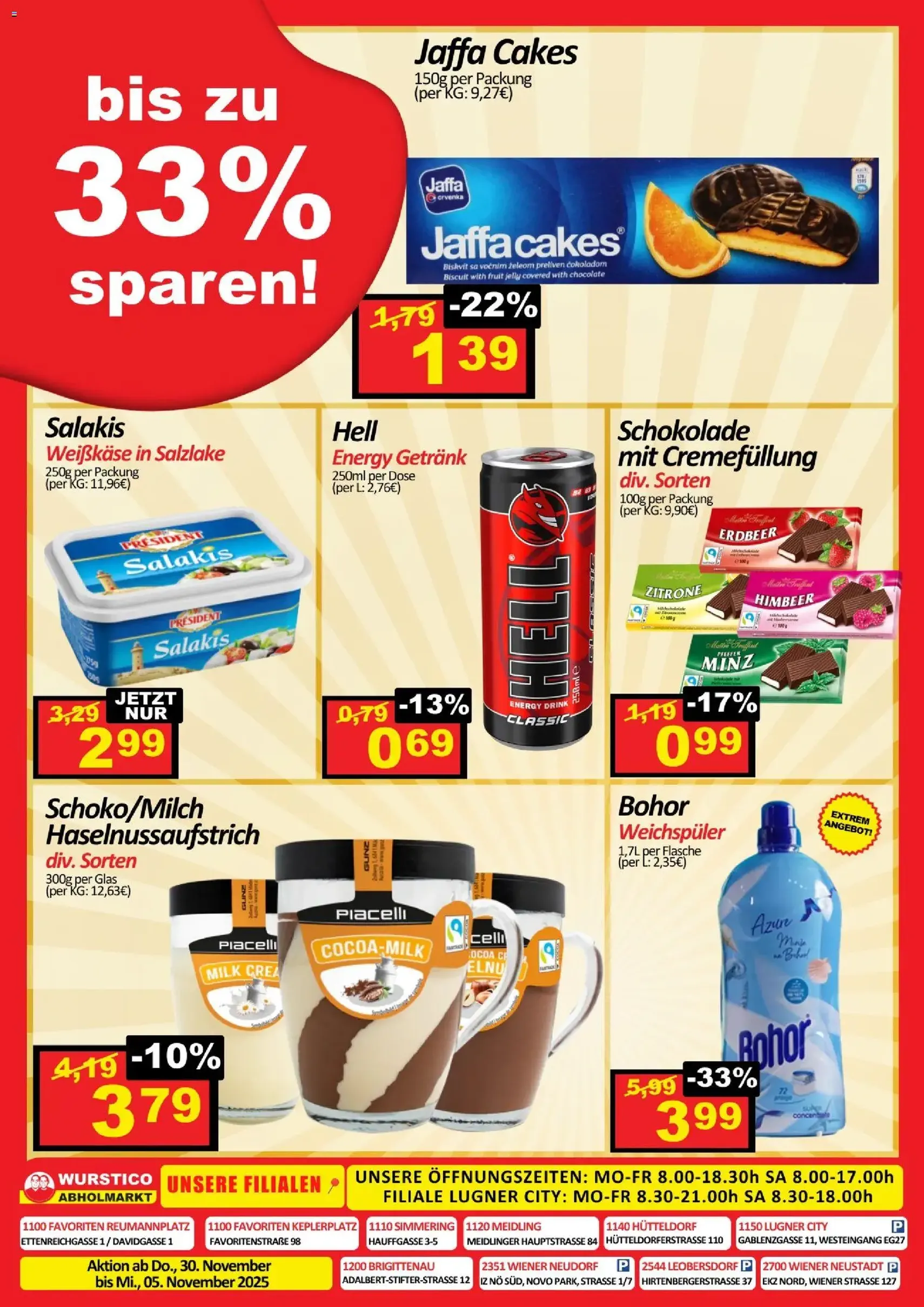 Wurstico Abholmarkt Flugblatt - Gültiger Prospekt ab 30.10.2025, Seite 3 von insgesamt 7