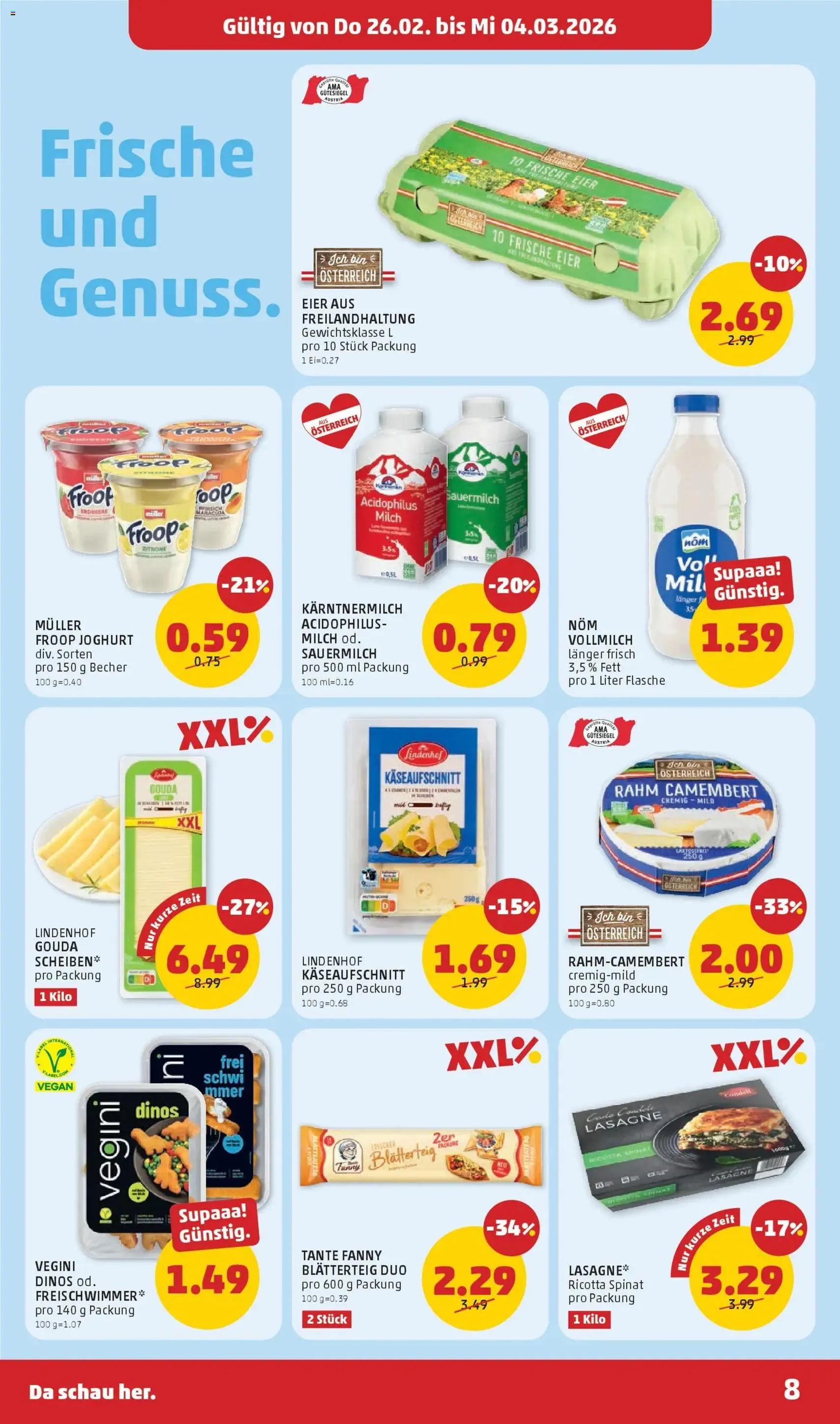 Penny Markt Flugblatt - Gültiger Prospekt ab 26.02.2026, Seite 8 von insgesamt 32