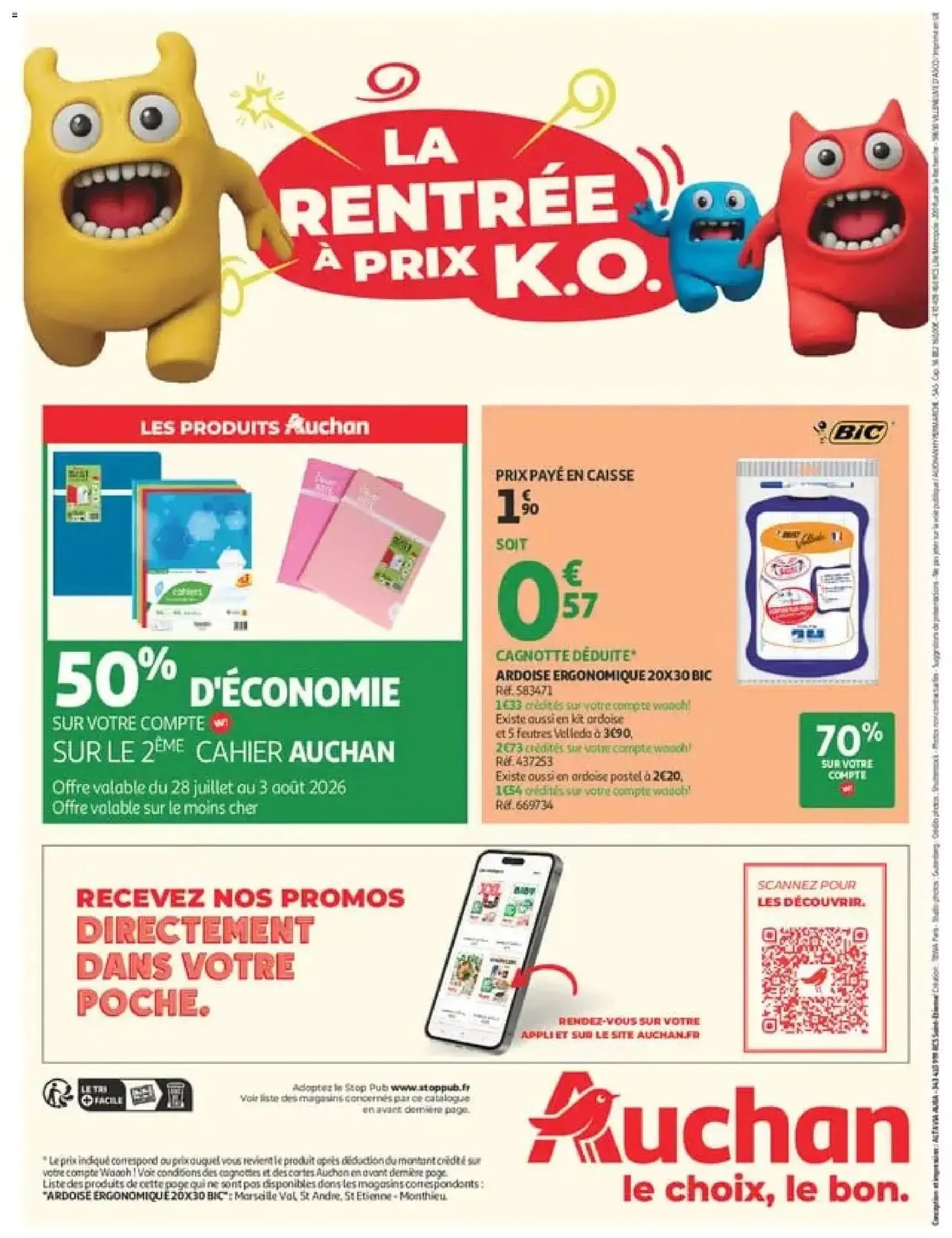 Auchan prospectus - brochure valable à partir du 28/07/2026, page 52 sur 54