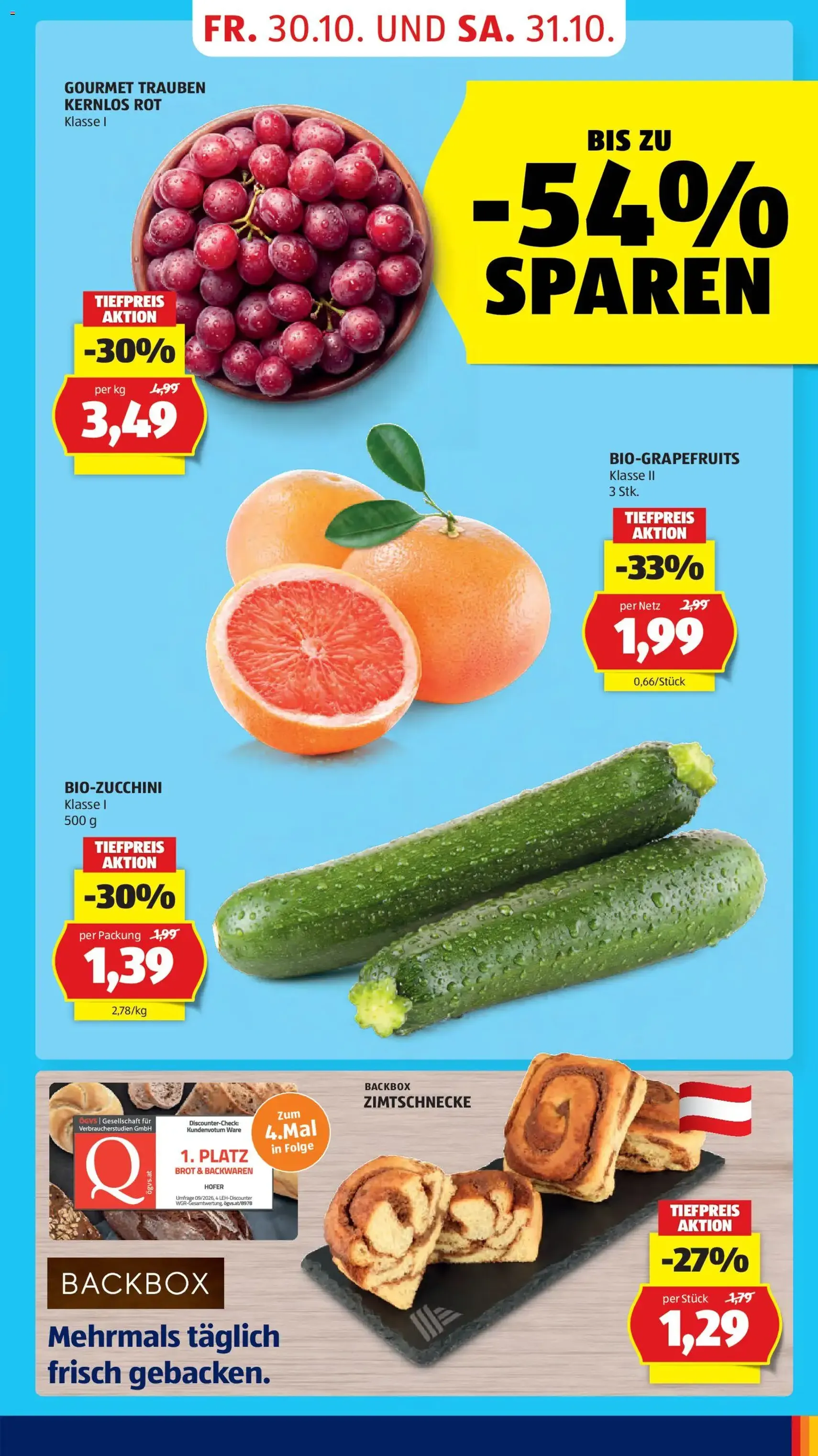 Hofer Flugblatt - Gültiger Prospekt ab 30.10.2026, Seite 11 von insgesamt 50