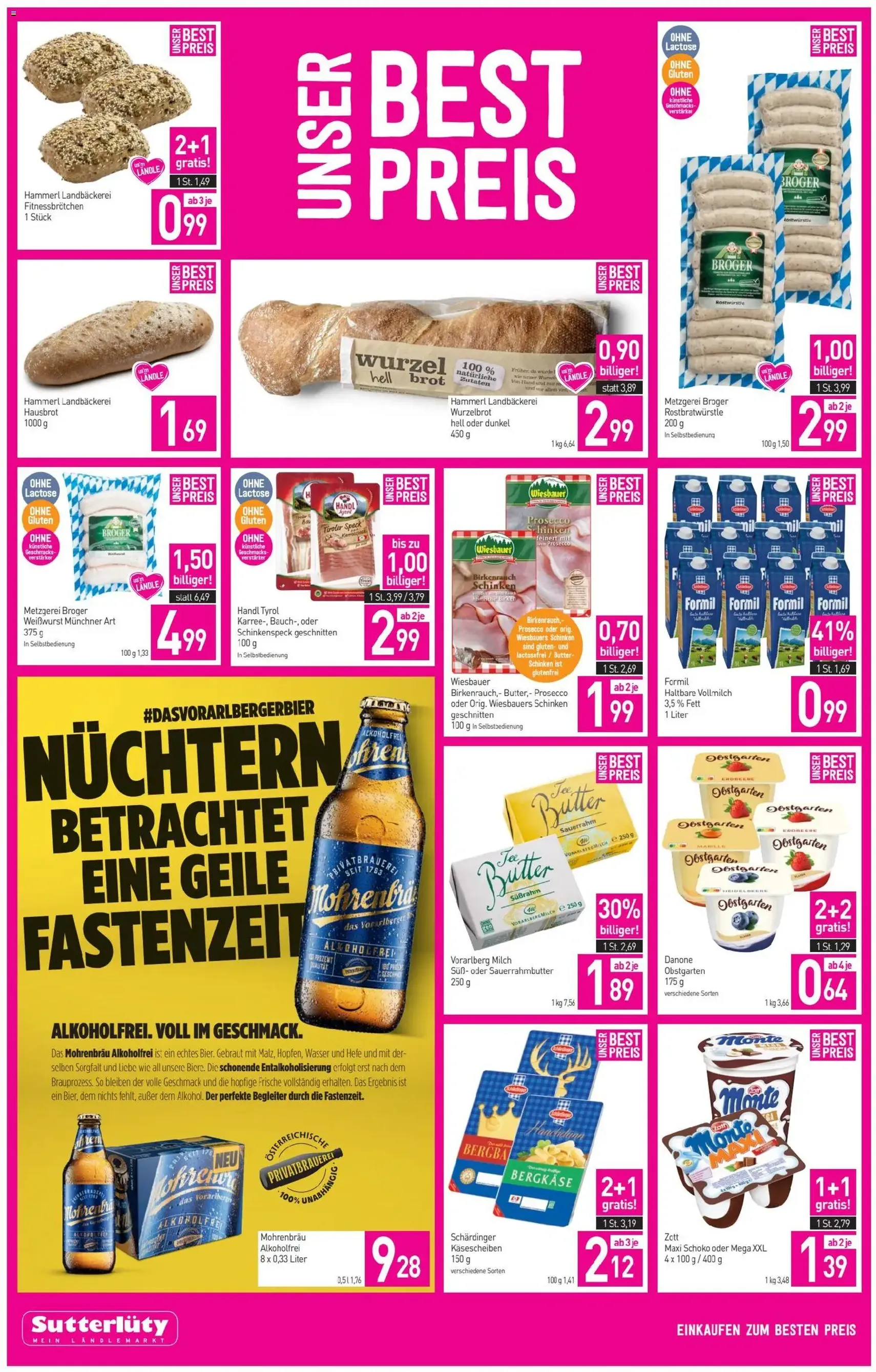 Sutterlüty Flugblatt - Gültiger Prospekt ab 19.03.2026, Seite 2 von insgesamt 12