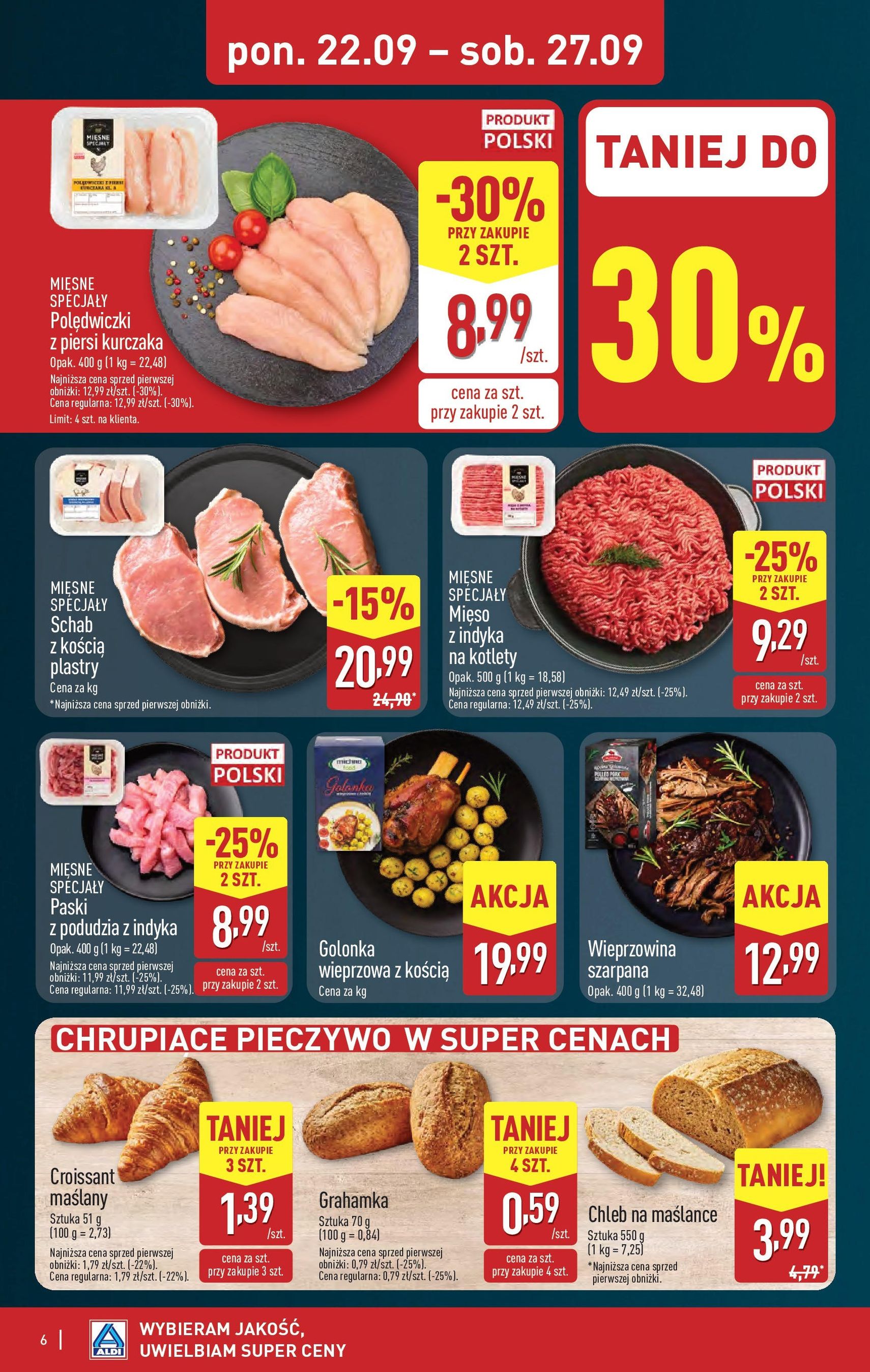 Aldi Gazetka - ważny gazetka od 22.09.2025 strona 6 z 41 Aldi Gazetka - ważny gazetka od 22.09.2025 strona 6 z 41