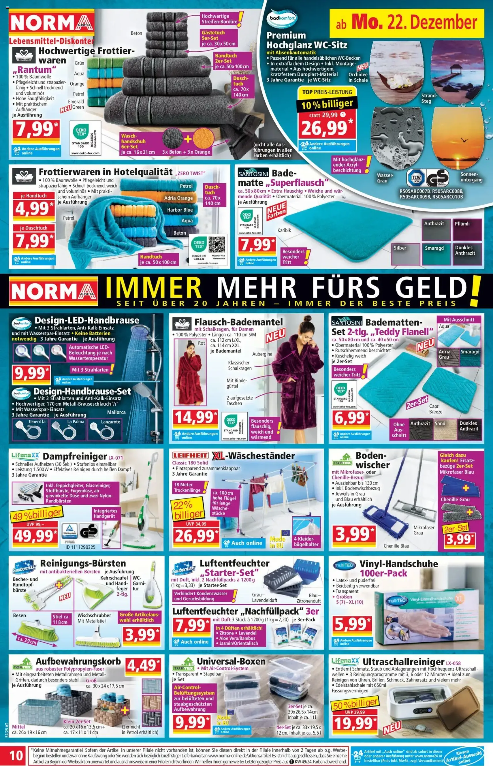 Norma Flugblatt - Gültiger Prospekt ab 22.12.2025, Seite 10 von insgesamt 12