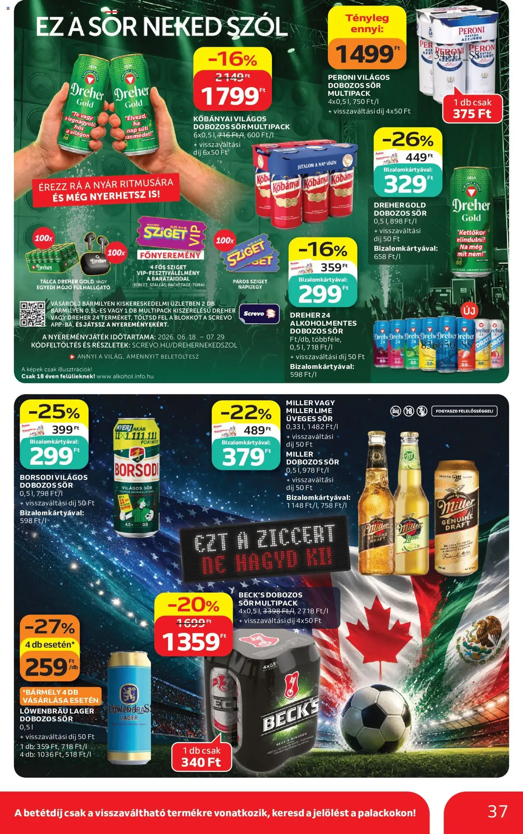 Auchan akciós újság - 2026.07.16. érvényes szórólap 37 oldal 56 oldalból