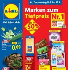Lidl Flugblatt - Prospekt Vorschau gültig ab 11.09.2025
