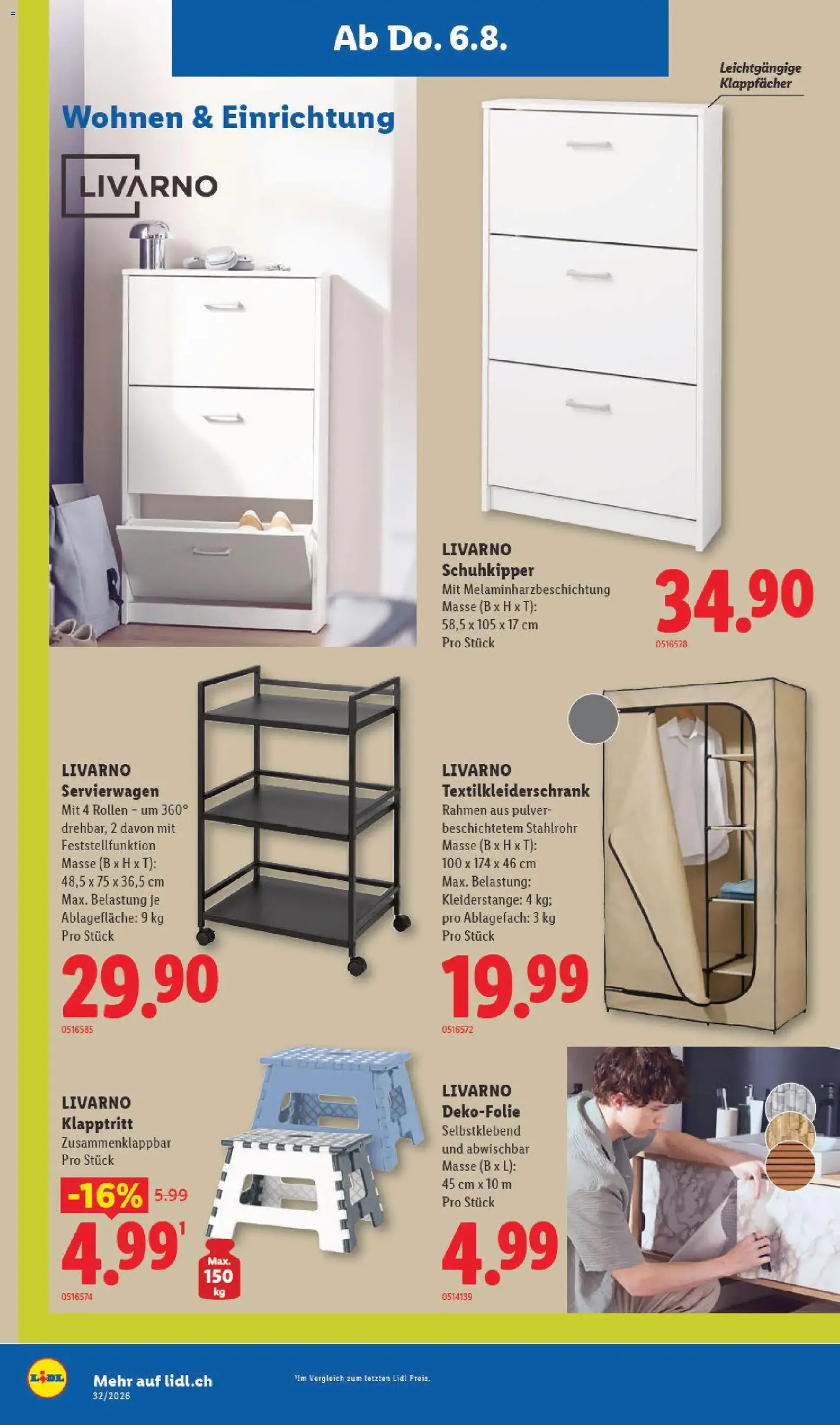 Lidl aktionen - Gültiger Prospekt ab 06.08.2026, Seite 16 von insgesamt 32
