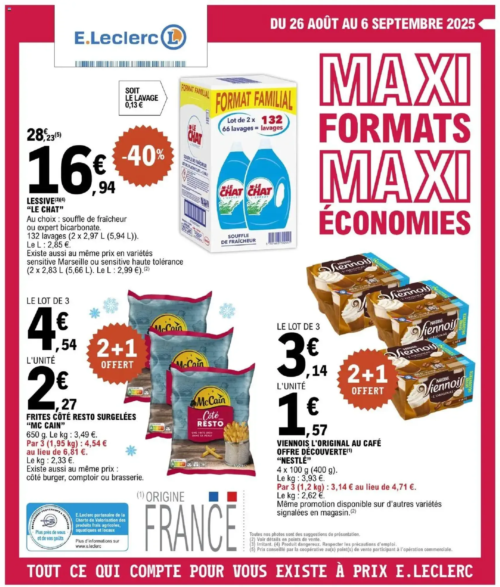 E.Leclerc catalogue semaine 35 - brochure valable à partir du 26/08/2025, page 1 sur 48 E.Leclerc catalogue semaine 35 - brochure valable à partir du 26/08/2025, page 1 sur 48