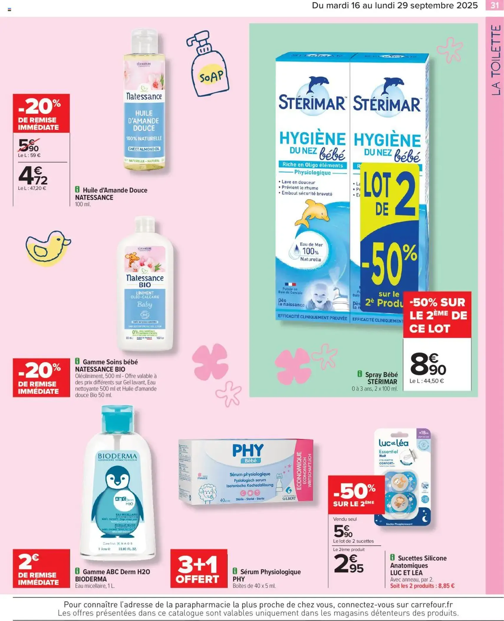 Carrefour Catalogue: Parents malins il n'y a pas de petites éconimies - brochure valable à partir du 16/09/2025, page 33 sur 44