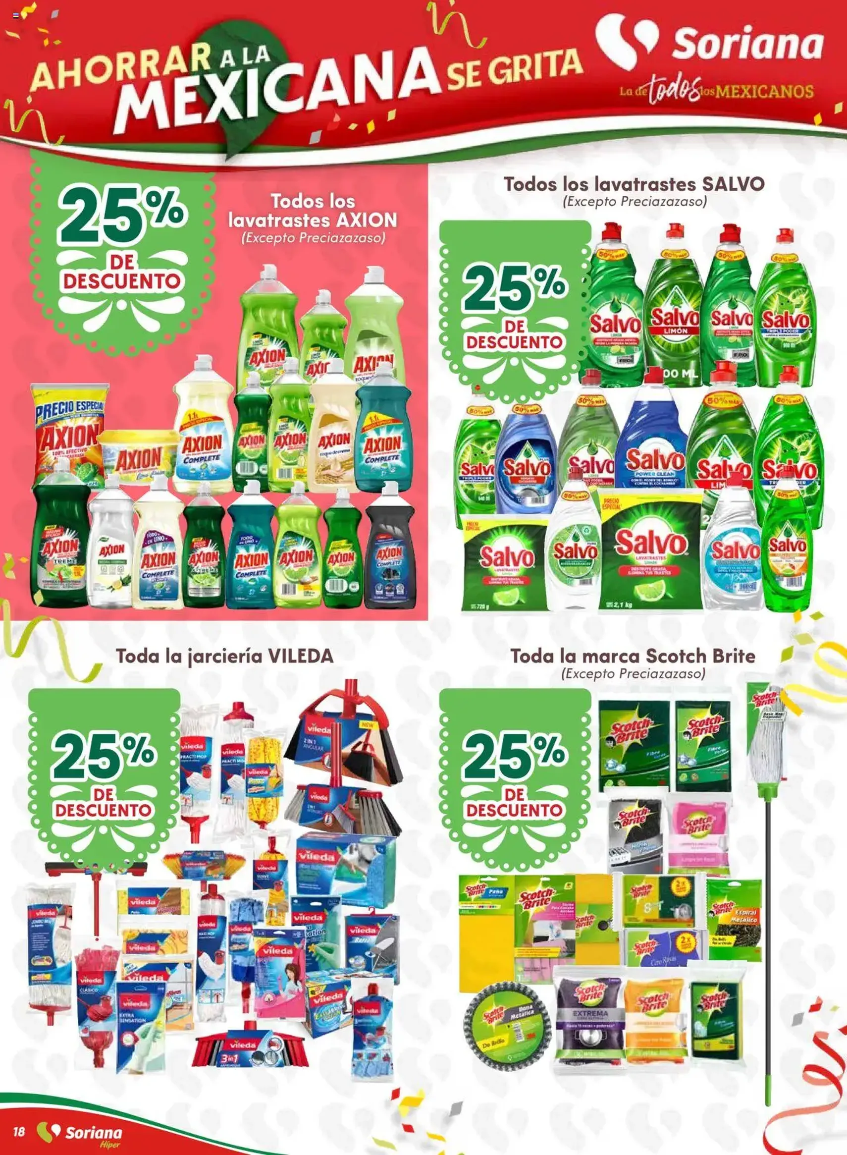 Soriana - Ahorrar a la mexicana se grita Soriana Híper Nacional - folleto válido desde 10/09/2025 página 18 de 29