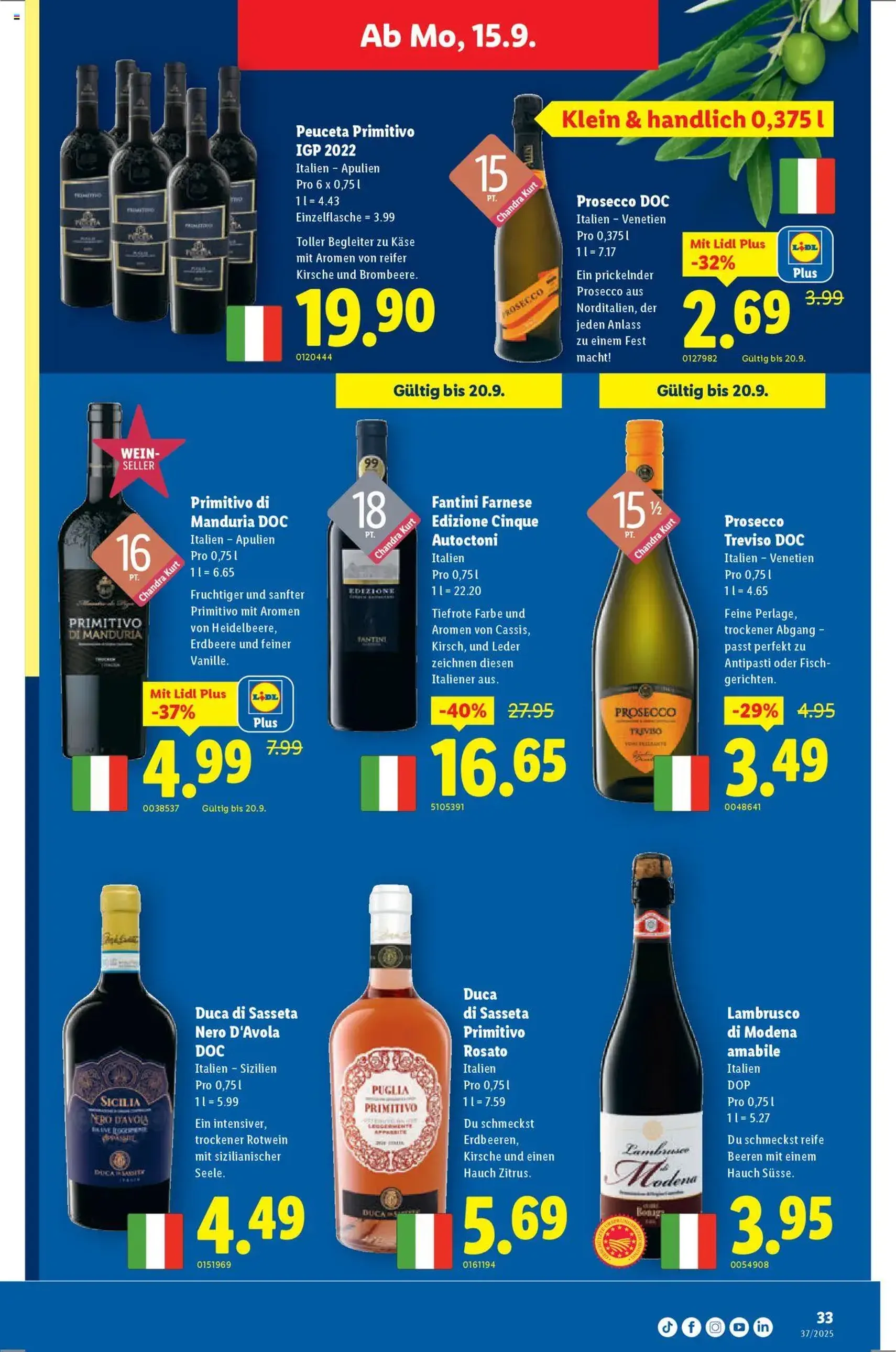 Lidl Aktionen - Gültiger Prospekt ab 11.09.2025, Seite 33 von insgesamt 40 Lidl Aktionen - Gültiger Prospekt ab 11.09.2025, Seite 33 von insgesamt 40