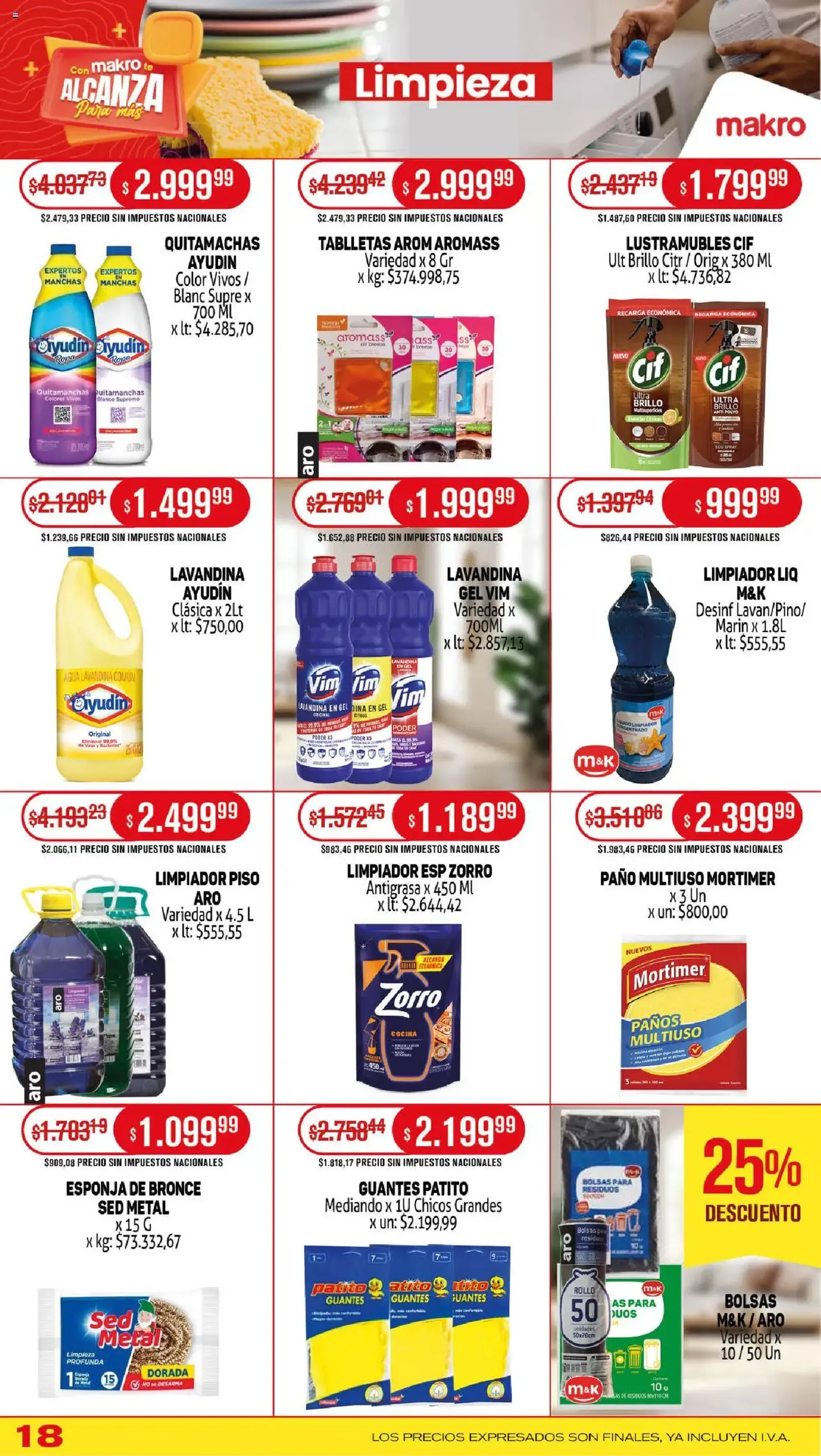 Makro ofertas - folleto válido desde 24/07/2025 página 18 de 20
