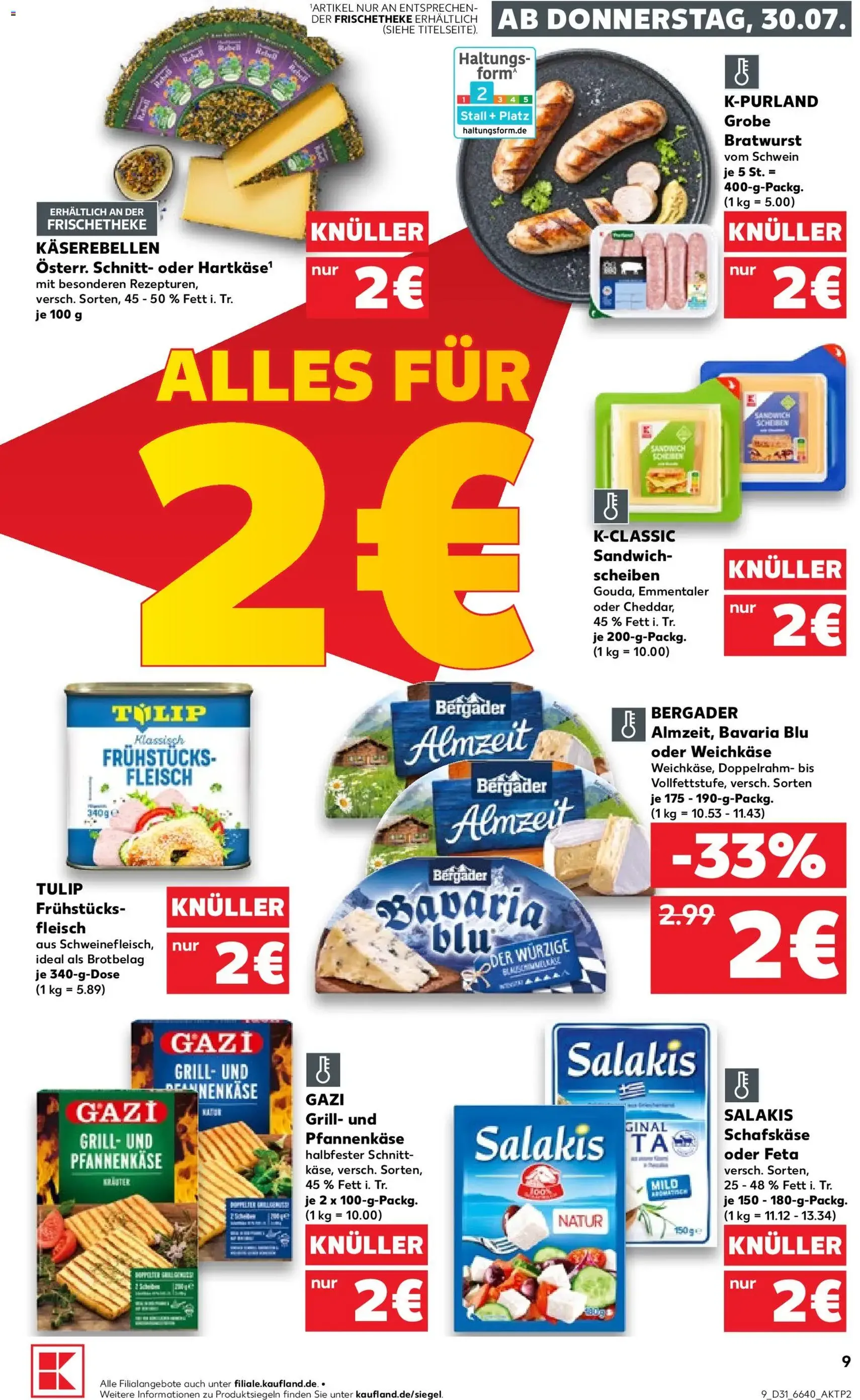 Kaufland Prospekt - Gültiger Prospekt ab 30.07.2026, Seite 9 von insgesamt 66