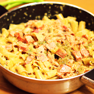 Recipe preview Creamy Chicken and Bacon Spaghetti Carbonara