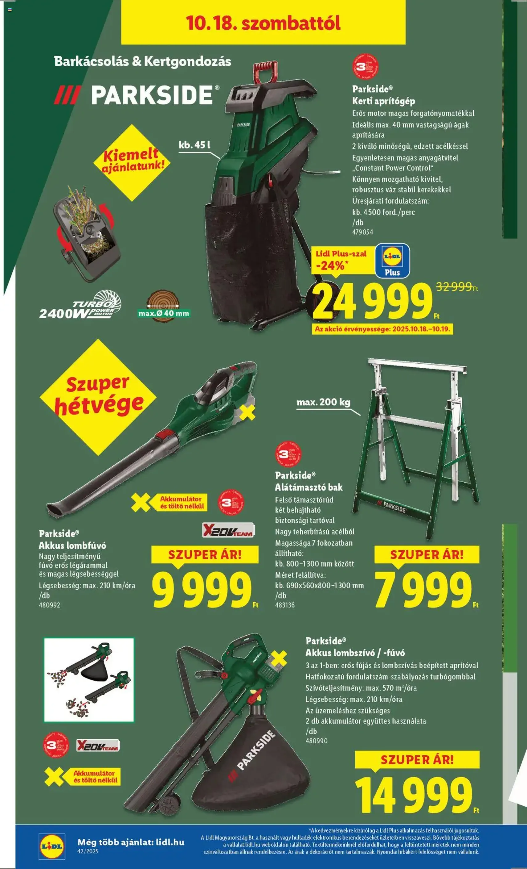 Lidl Akciós újság - 2025.10.16. érvényes szórólap 40 oldal 68 oldalból Lidl Akciós újság - 2025.10.16. érvényes szórólap 40 oldal 68 oldalból