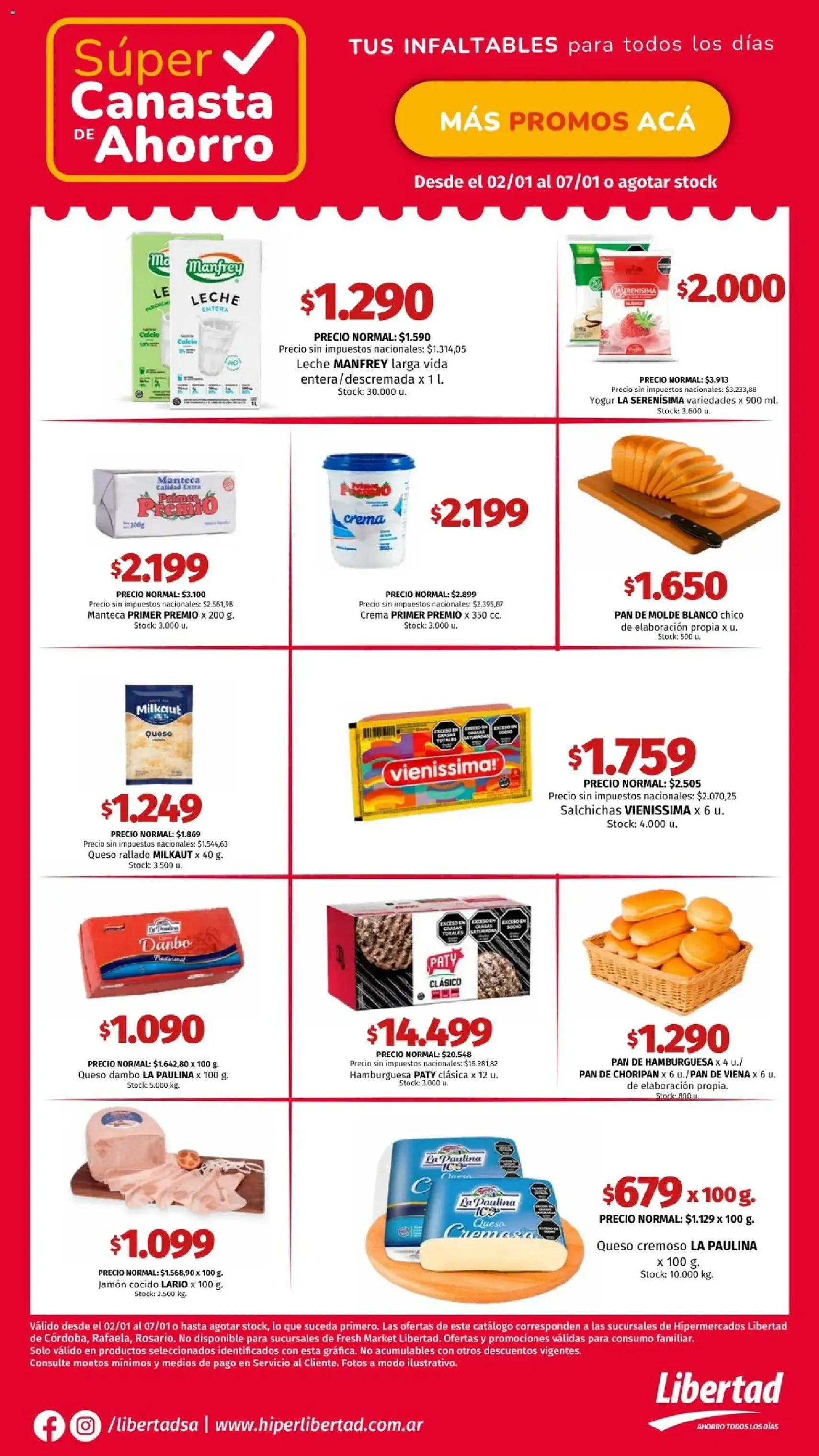 Hipermercado Libertad catálogo - folleto válido desde 02/01/2026 página 4 de 6