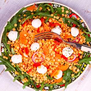 Recipe preview Red Lentil Salad