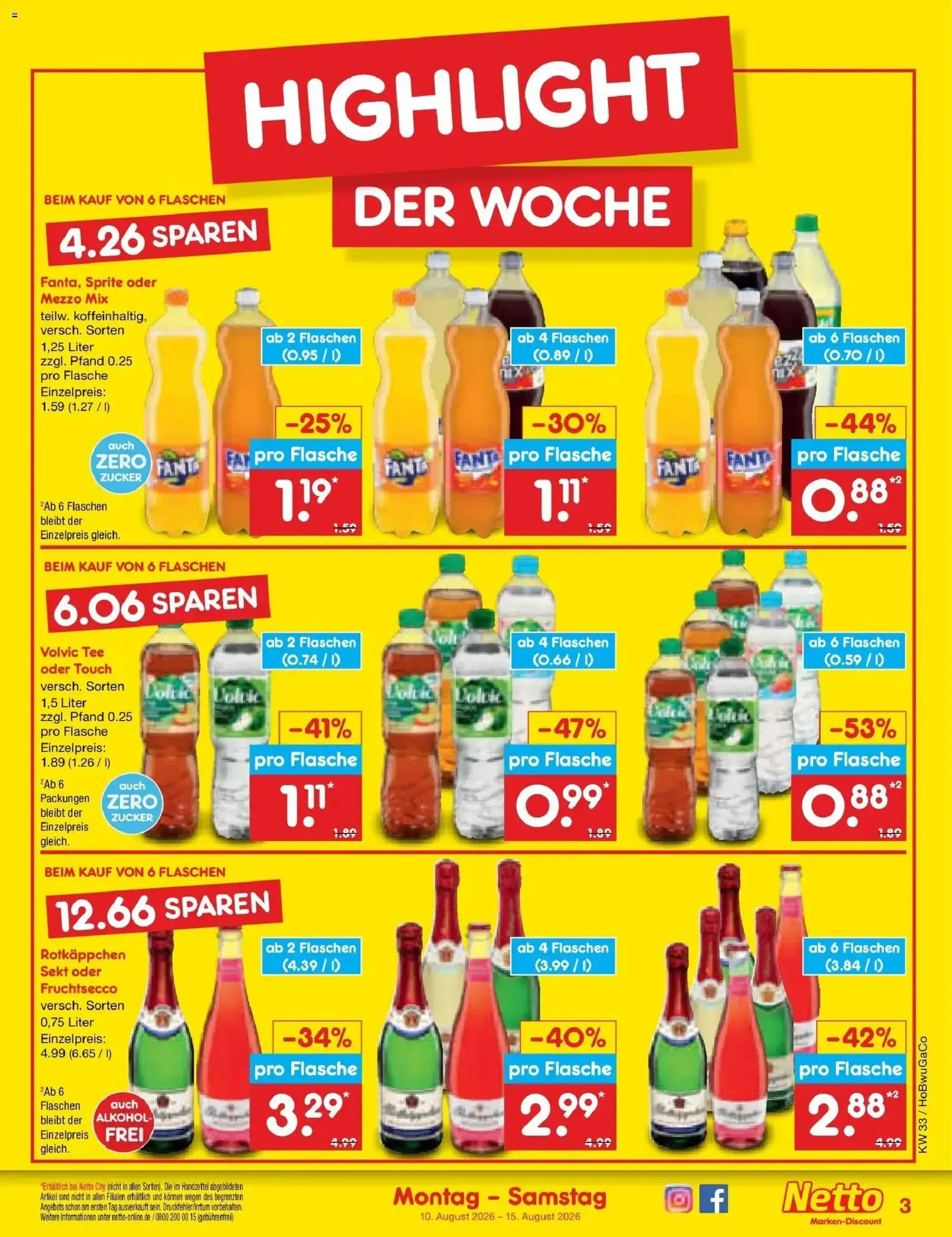 Netto Marken-Discount Prospekt - Gültiger Prospekt ab 10.08.2026, Seite 3 von insgesamt 63