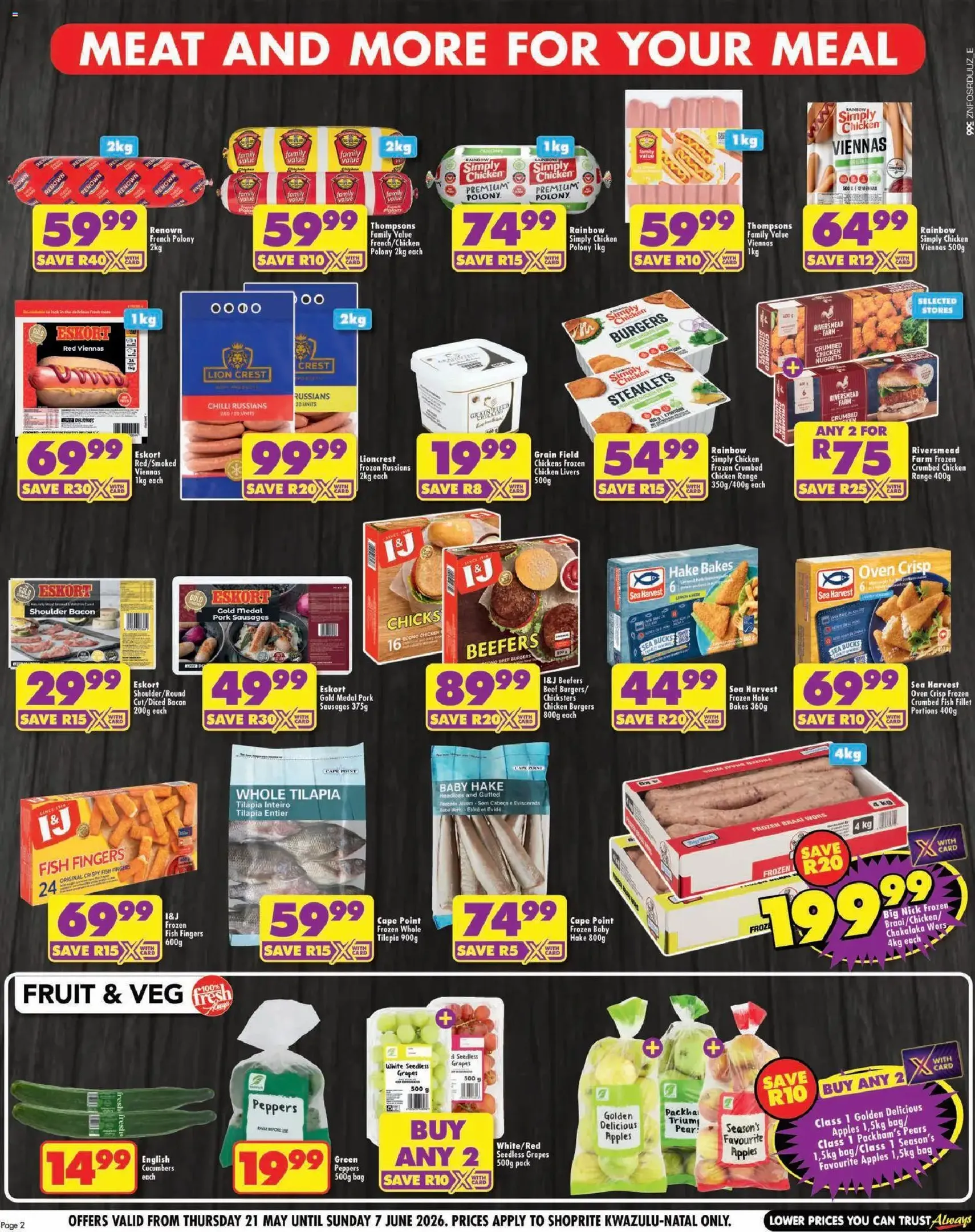 Shoprite Specials - valid flyer from 21/05/2026, page 2 of 10