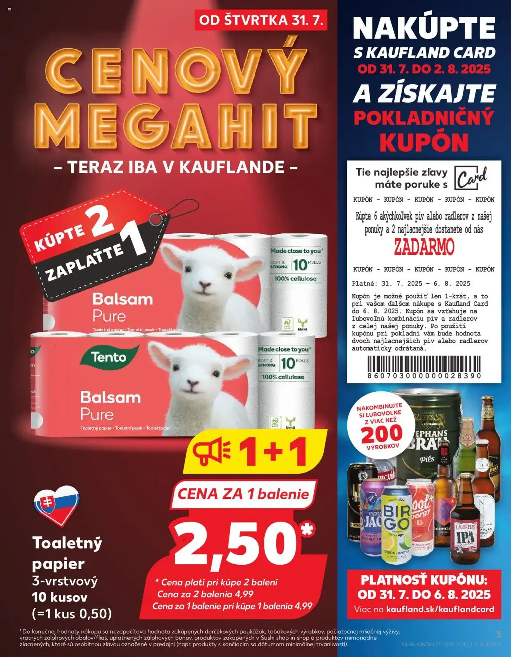 Kaufland Bratislava-Dúbravka - platný leták od 31.07.2025 strana 3 z 76