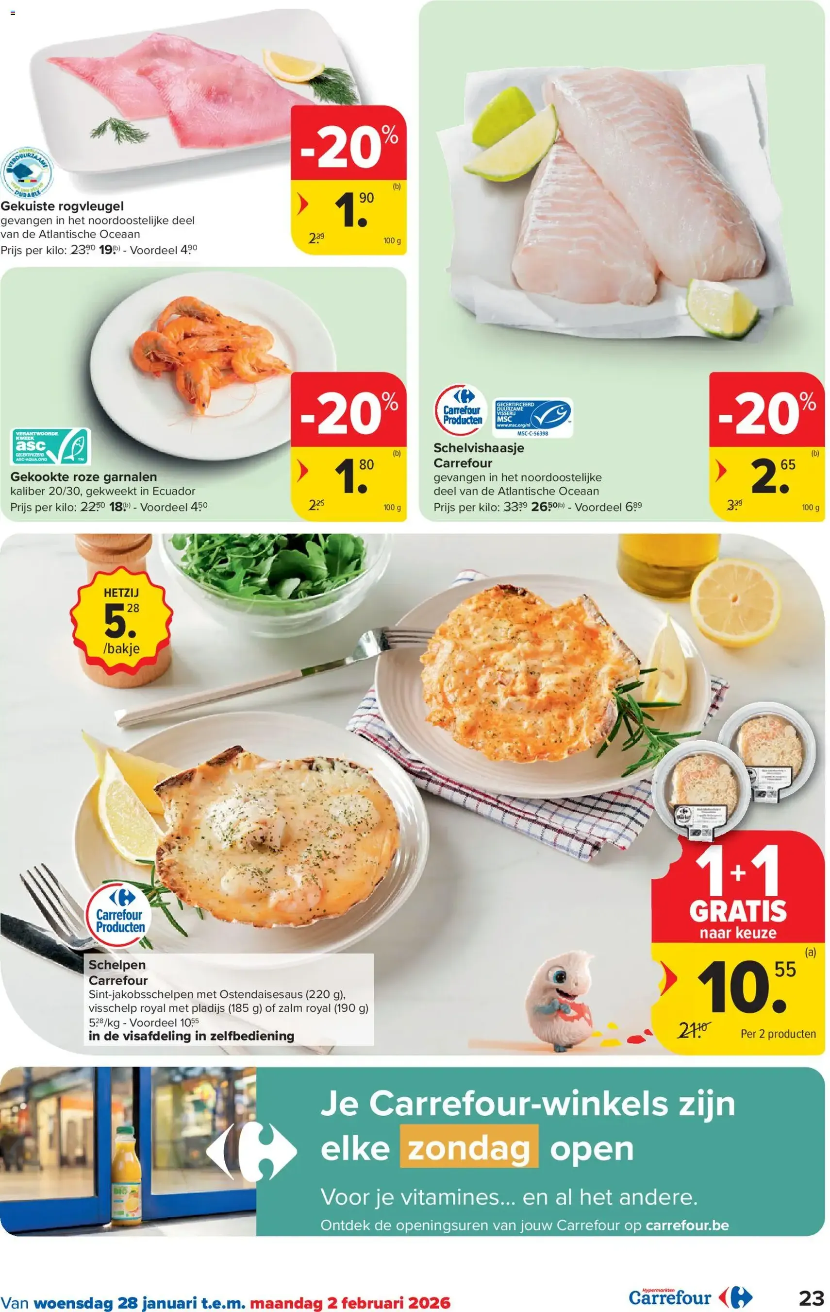 Carrefour folder week 5 - geldige folder vanaf 28/01/2026 pagina 23 van 63